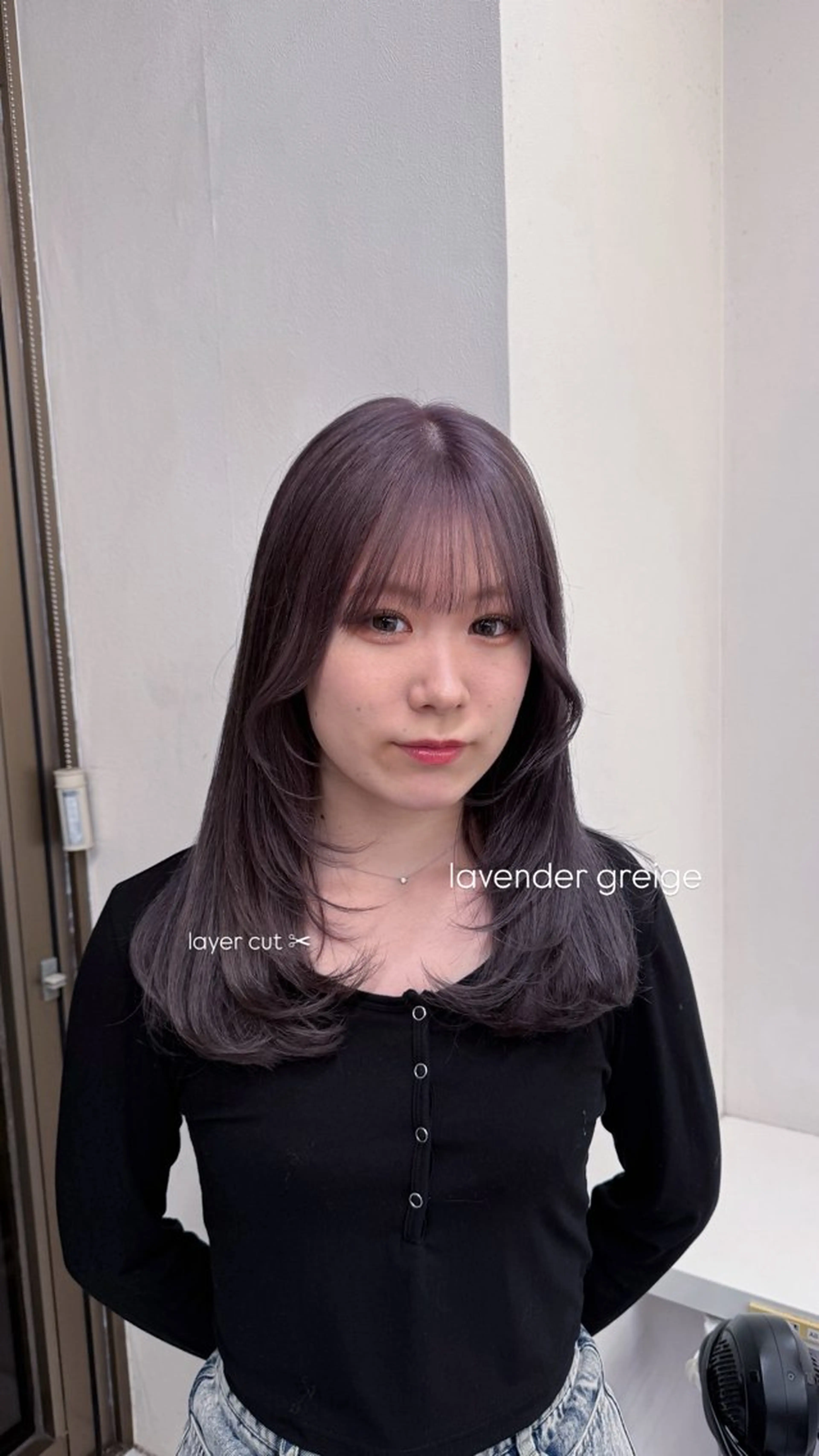 ミディアム カラー Louwe/ misakiのヘアスタイル