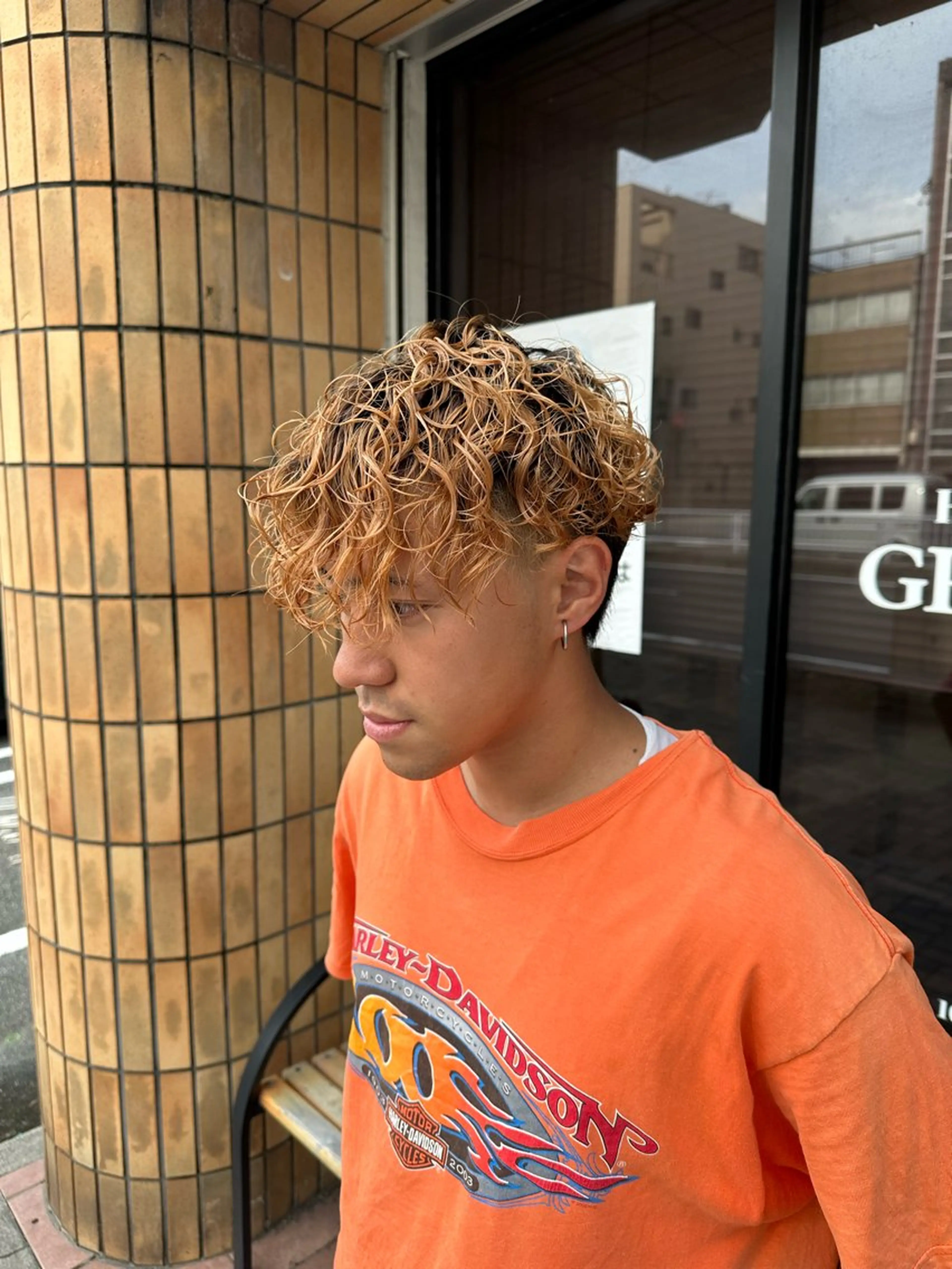 パーマ メンズ メンズブリーチ メンズパーマ カット パーマ ハヤシカズキ/カラー ✂/メンズパーマのヘアスタイル