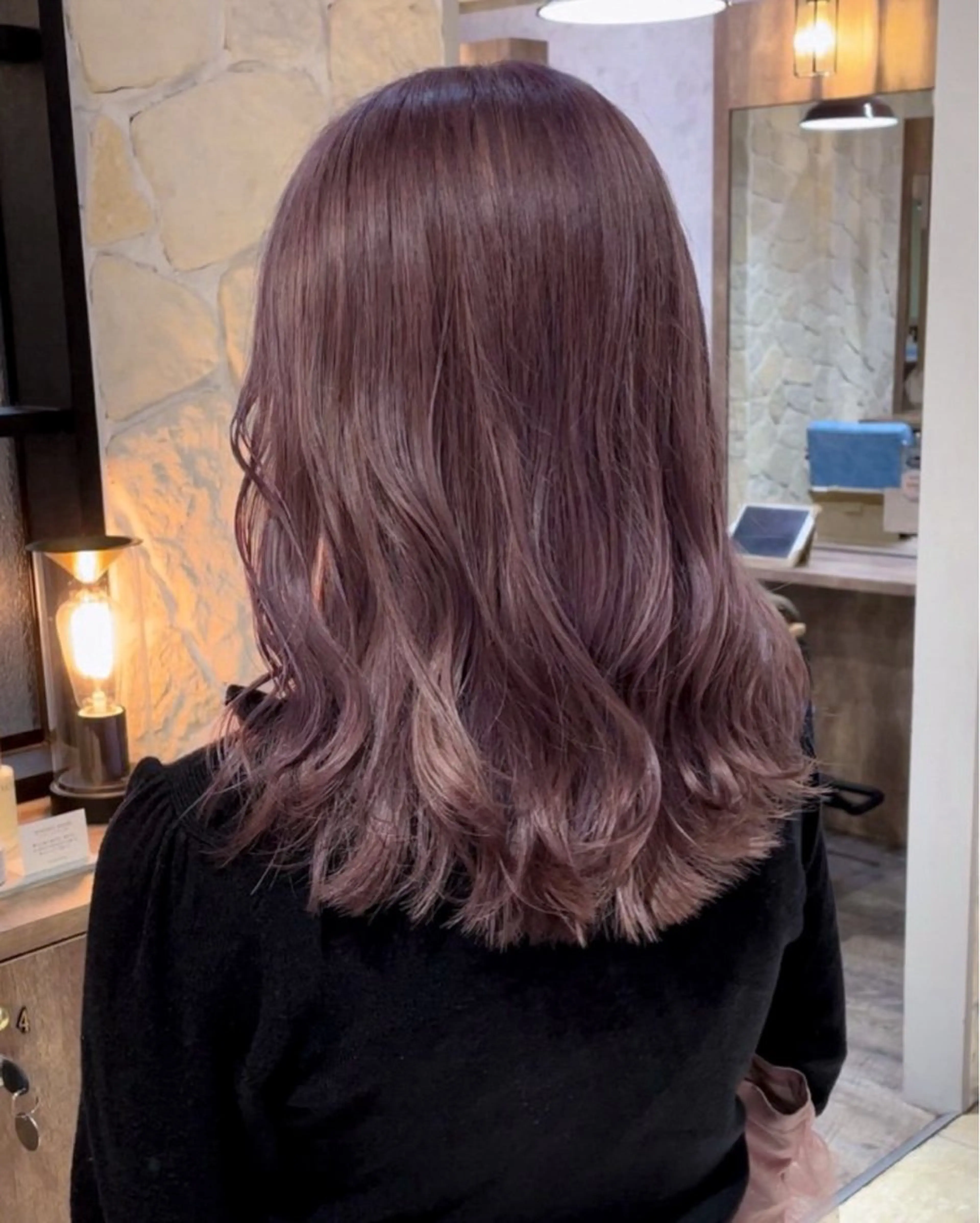 セミロング カラー カット ヘアカラー トリートメント 🐺ིྀ顔周レイヤー /髪質改善🩵aoiのヘアスタイル