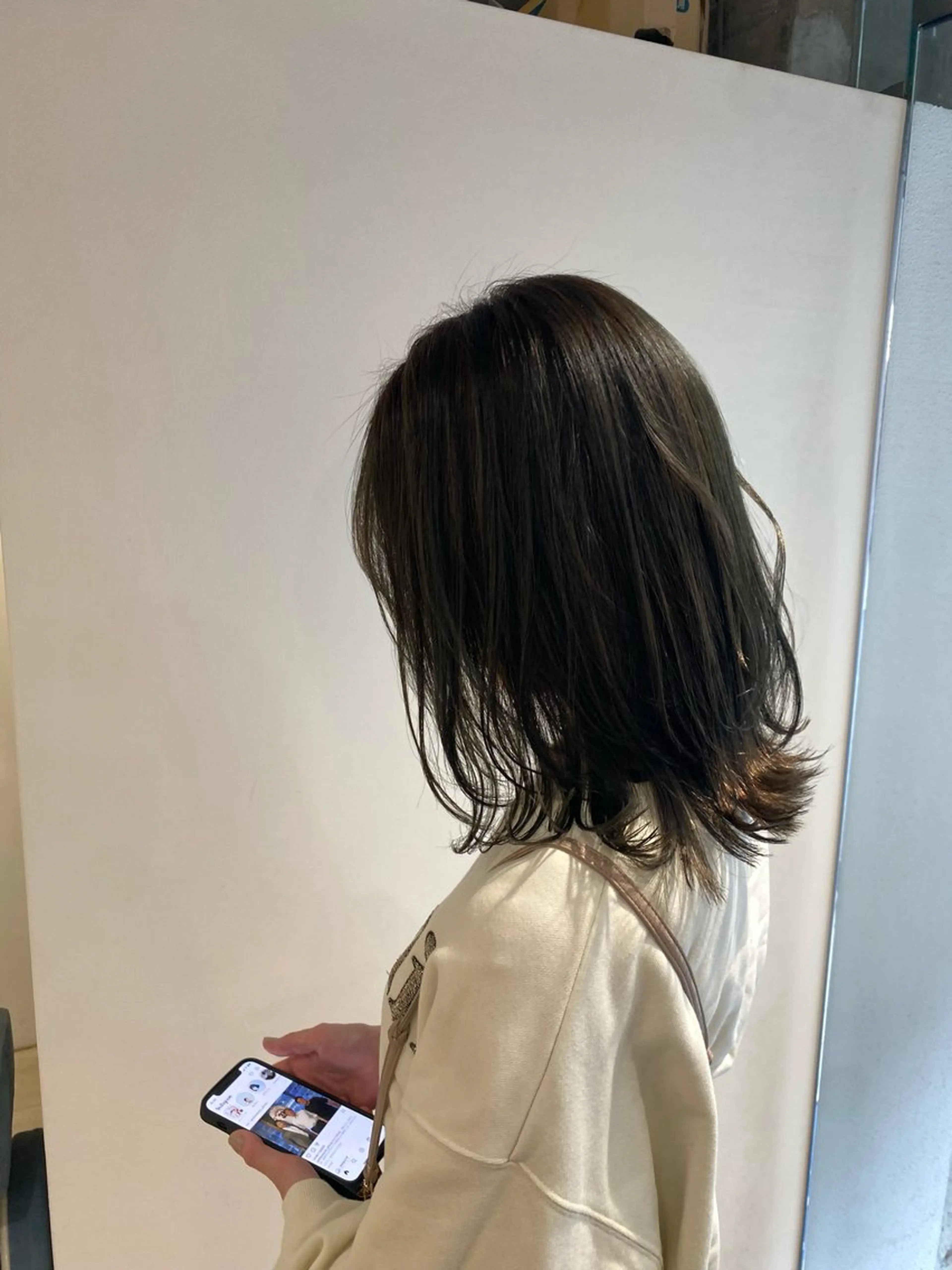 【ミニモ限定価格❄️】🩵似合わせカット＋こだわりカラー+oggi otto トリートメント付🩵❄️の写真