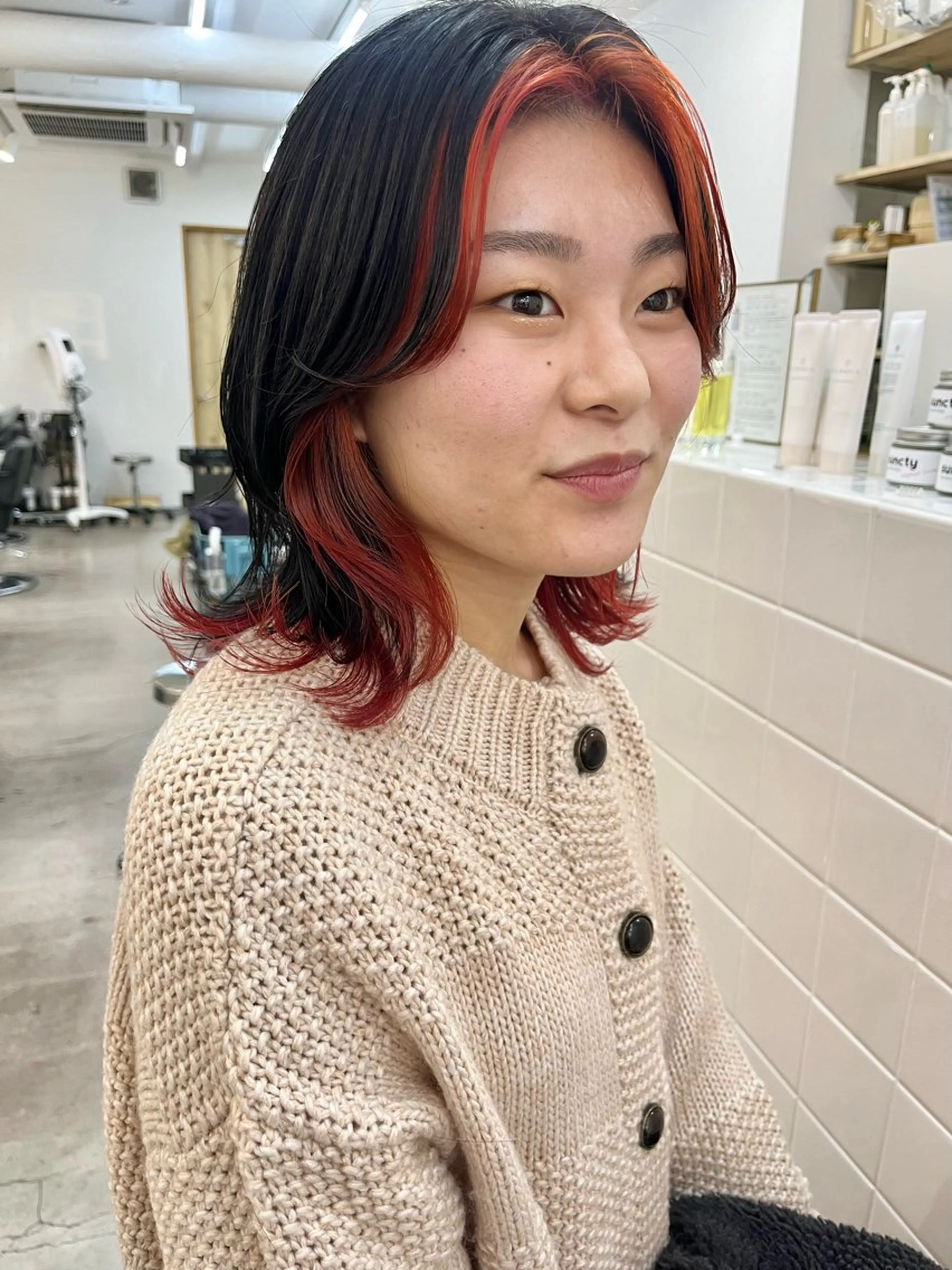 ミディアム カラー 🌼sunc HINAMI🌼のヘアスタイル