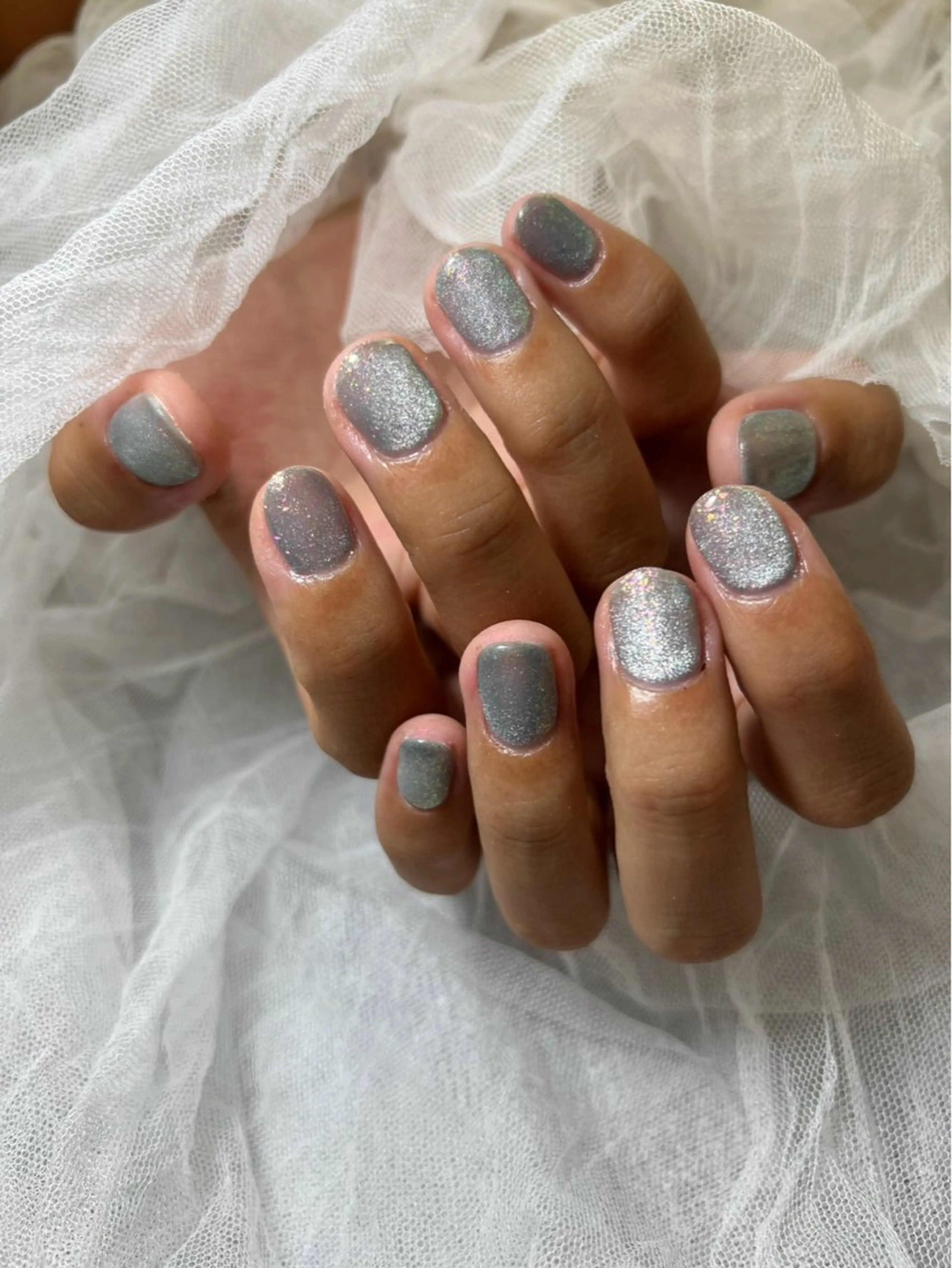 ネイル マグネットネイル ワンカラーネイル Nes.nail&eyelash沖縄所属・Nes.nail 那覇松山のネイルデザイン