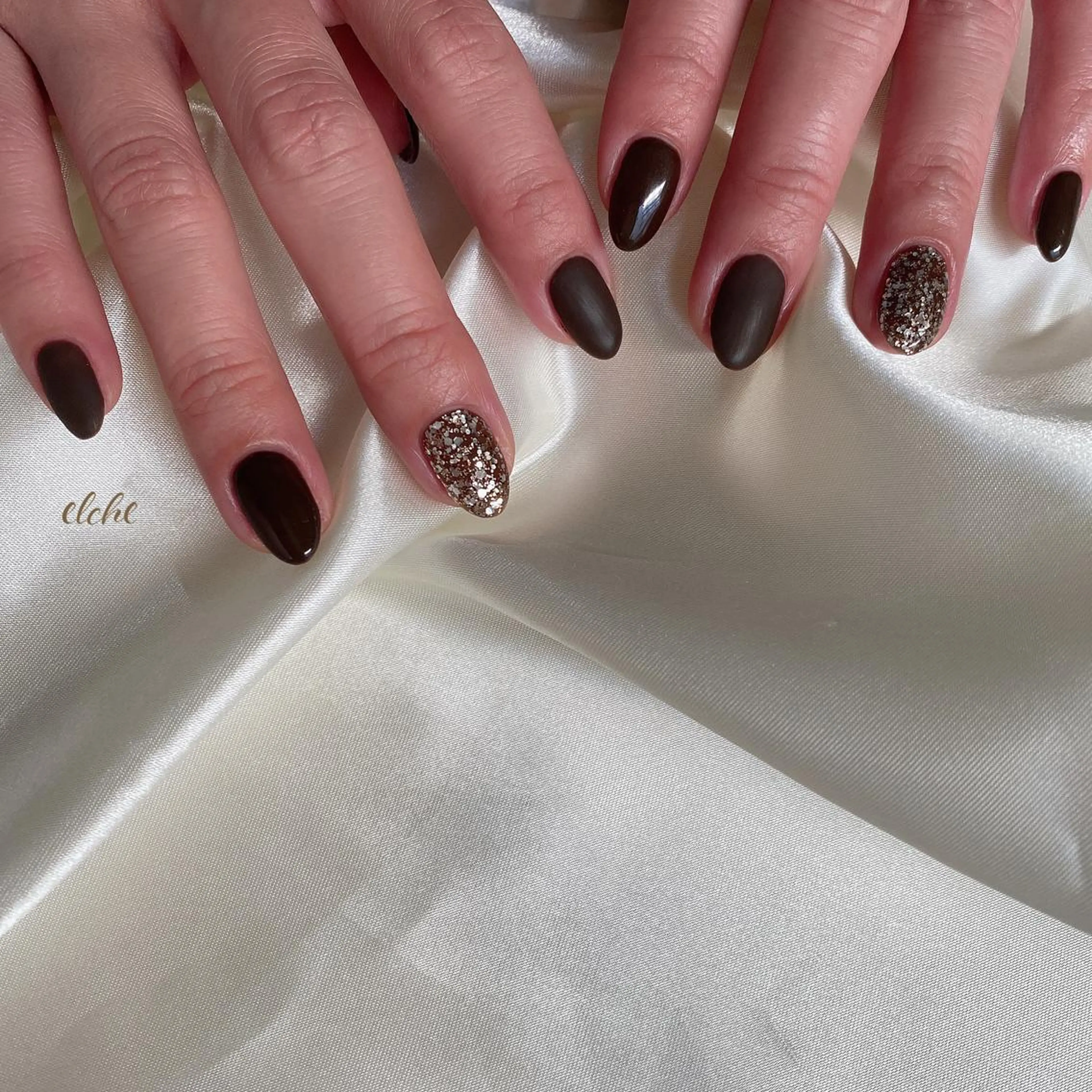 ネイル マットネイル Rio 𓍼のネイルデザイン