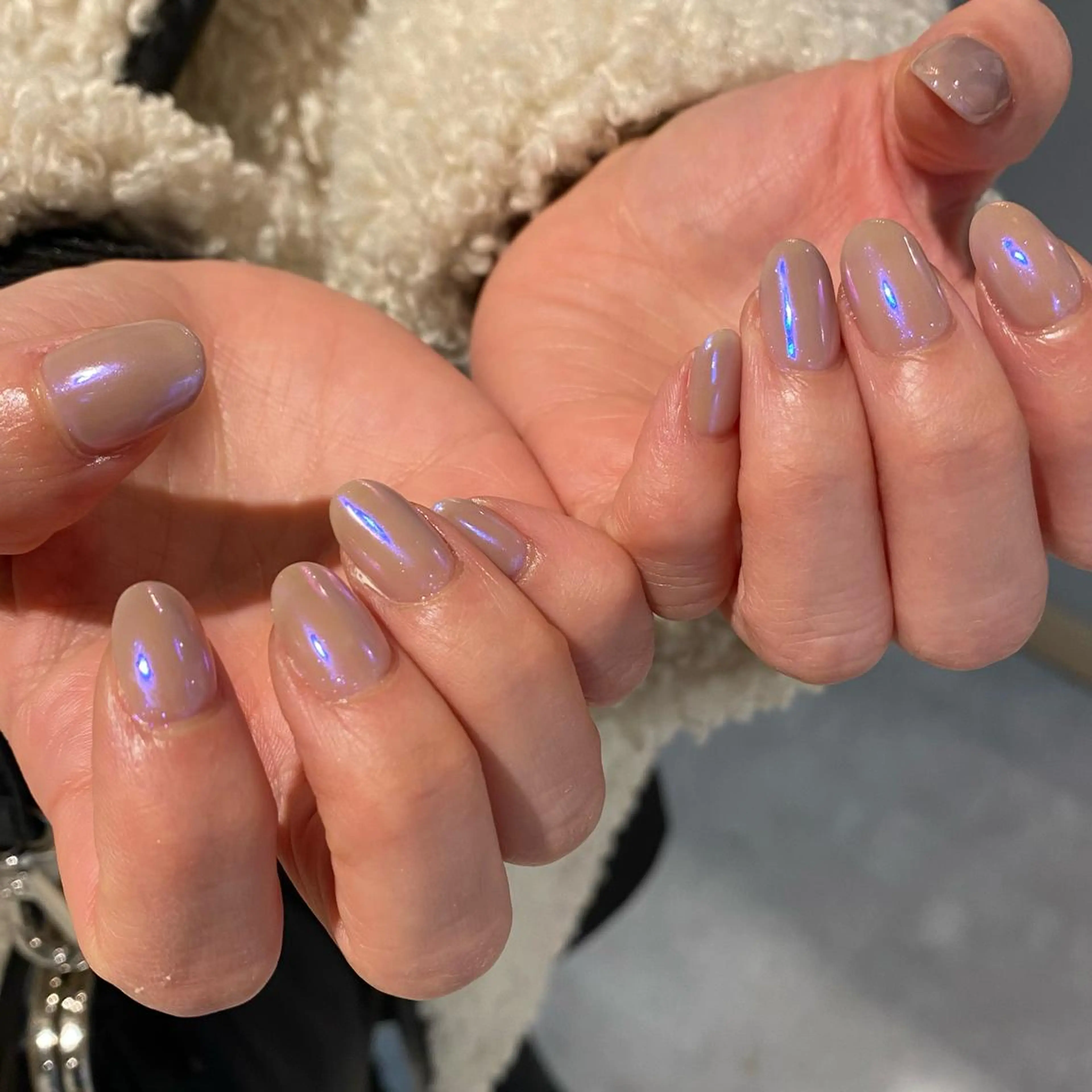 ネイル オーロラネイル ハンドネイル RINO AMANE nailのネイルデザイン