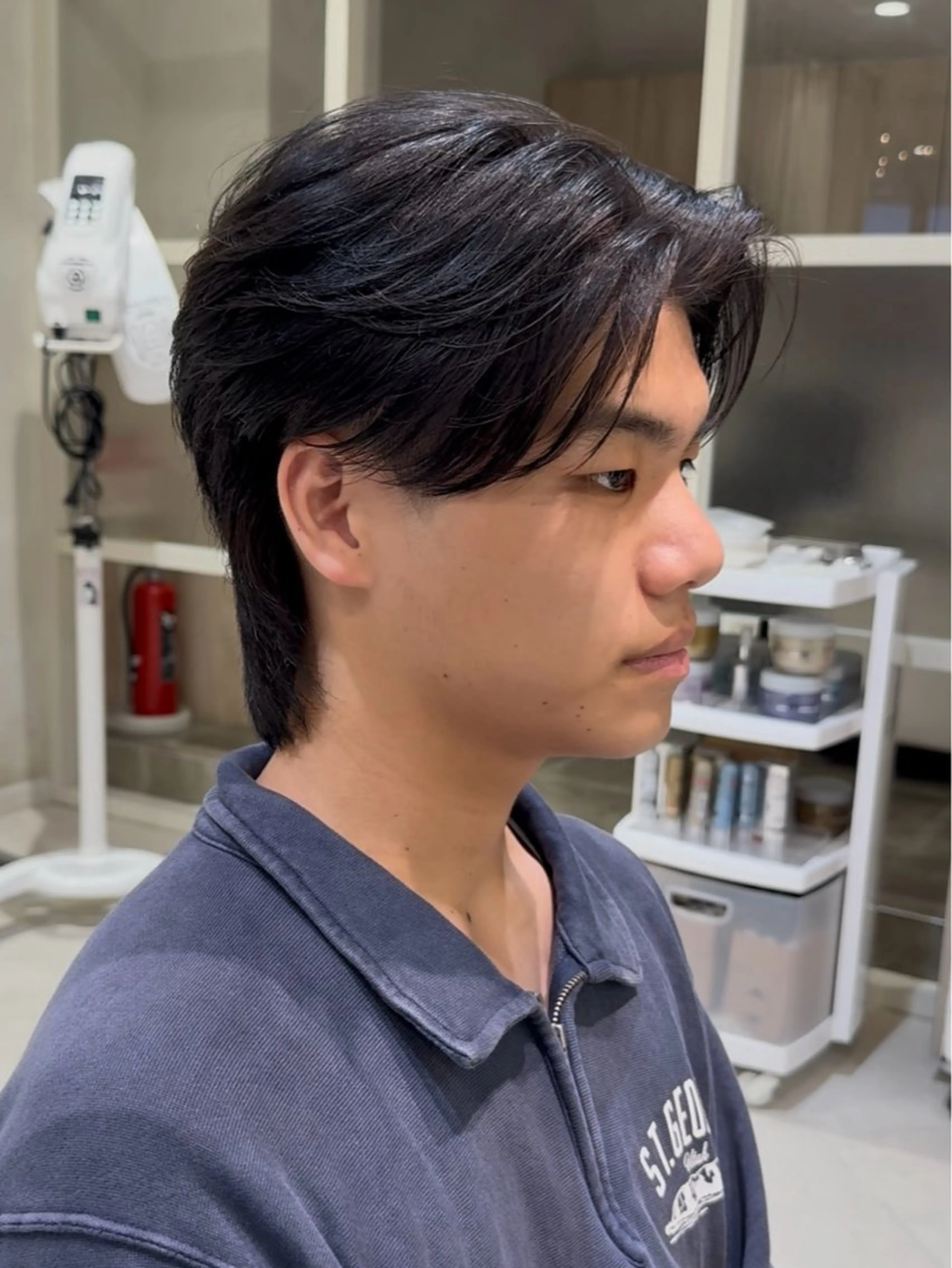 ショート メンズ 艶カラー/暖色カラー /透明感/ryutoのヘアスタイル