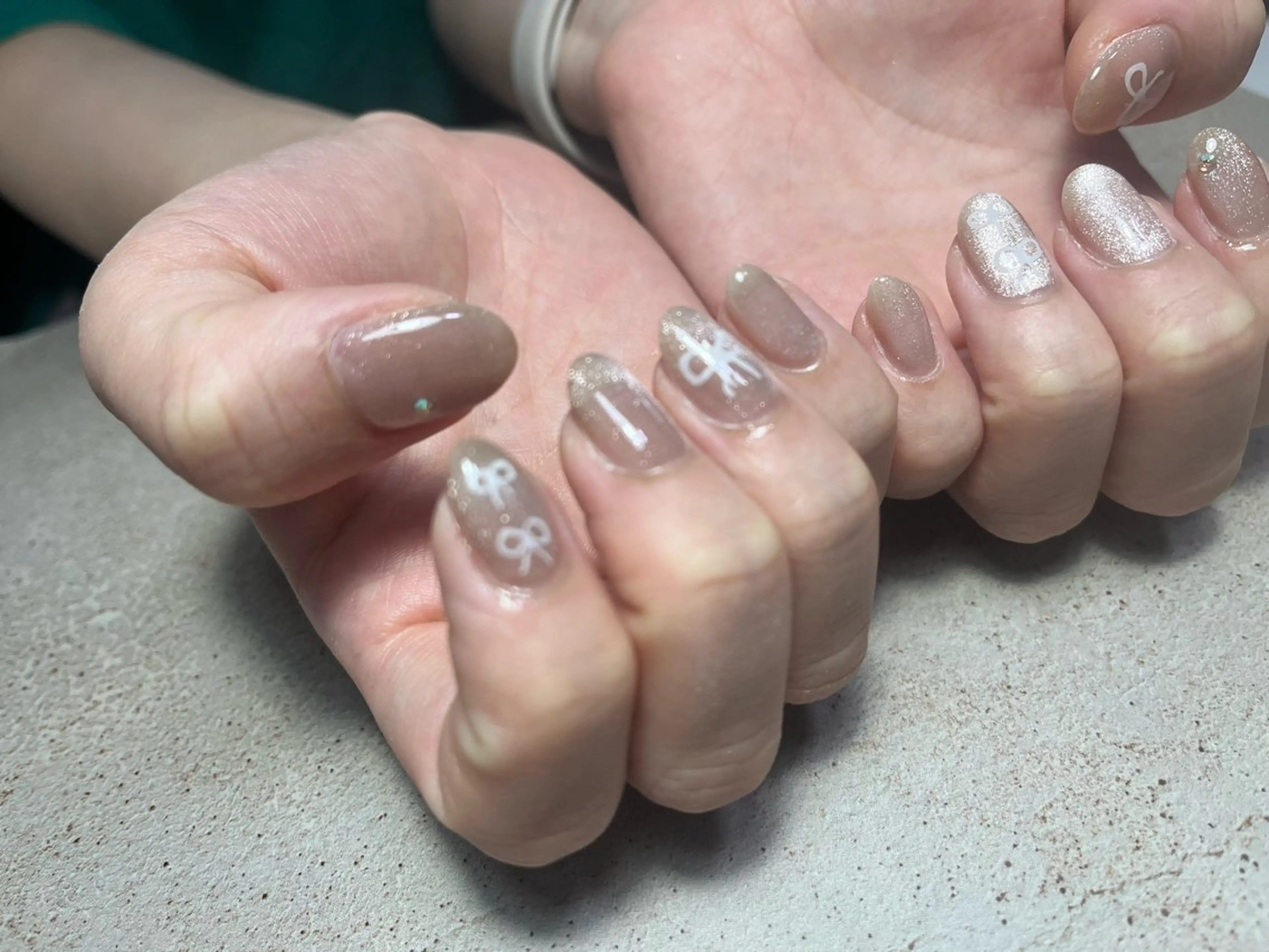 ネイル ハンドネイル goldgleams ちなのネイルデザイン