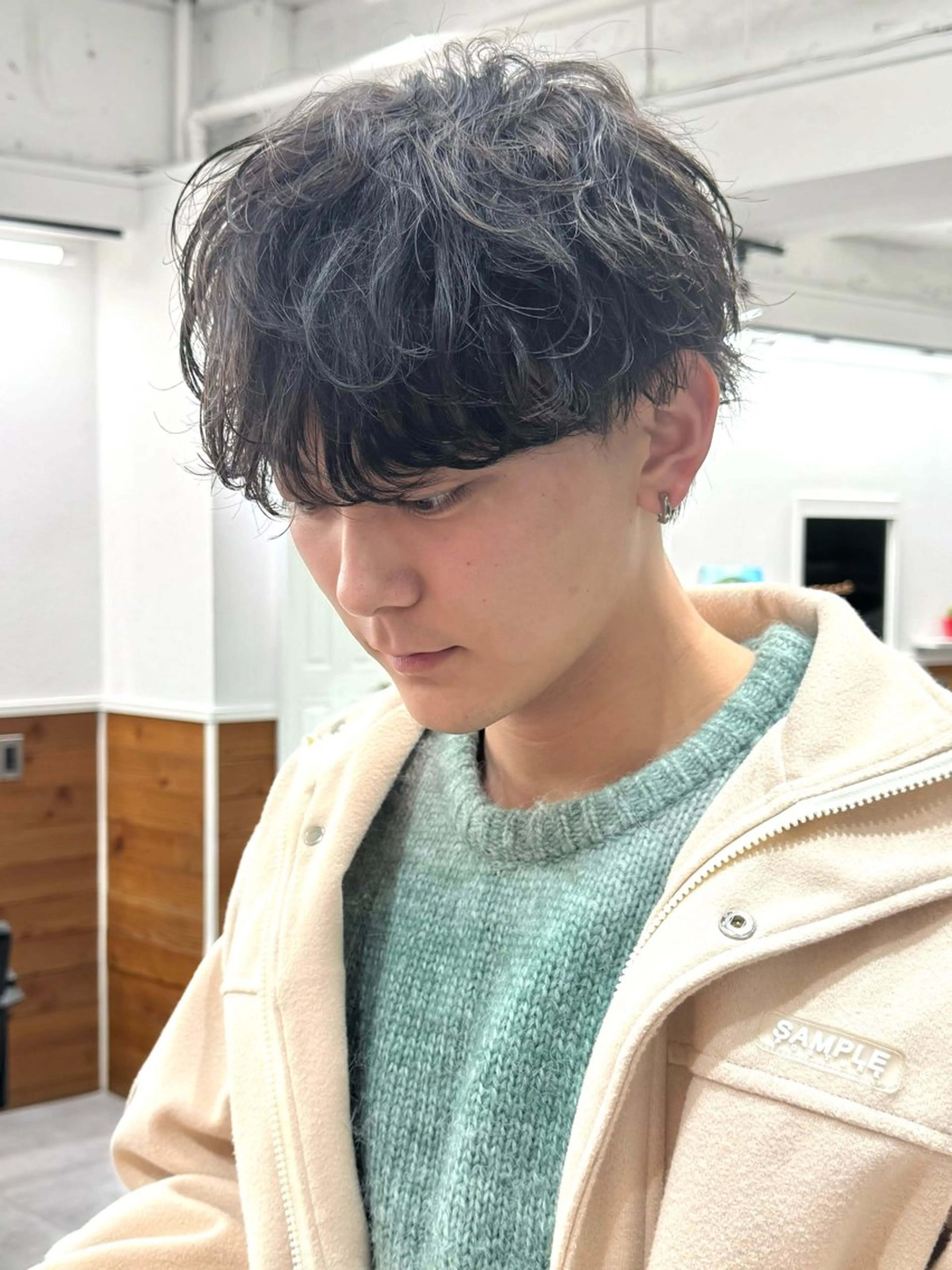 パーマ メンズ メンズパーマ カット パーマ トリートメント シャドウパーマ/ 波巻パーマYu-Kiのヘアスタイル