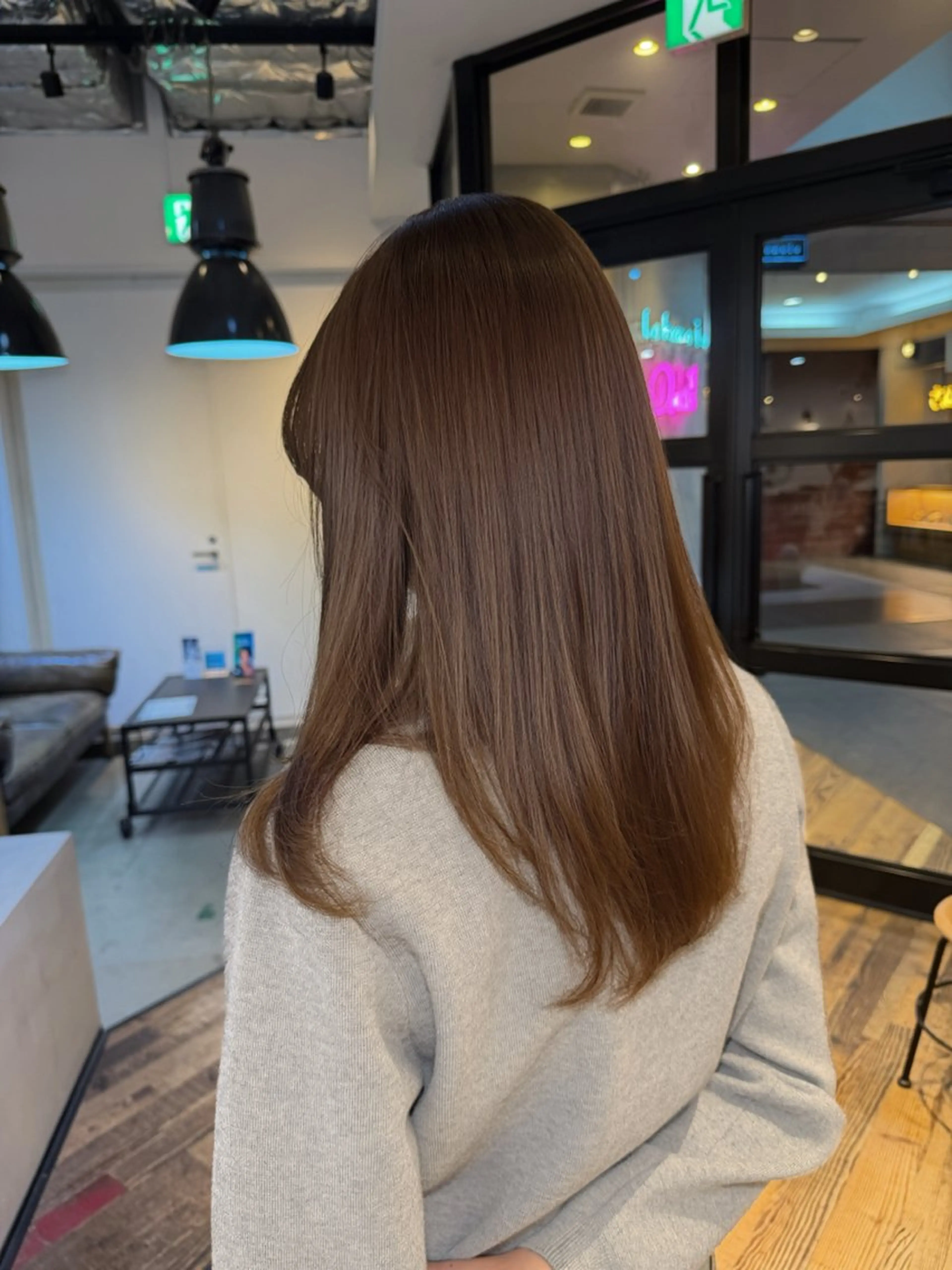 ロング カット ヘアカラー トリートメント Lolonois梅田 スタッフのヘアスタイル