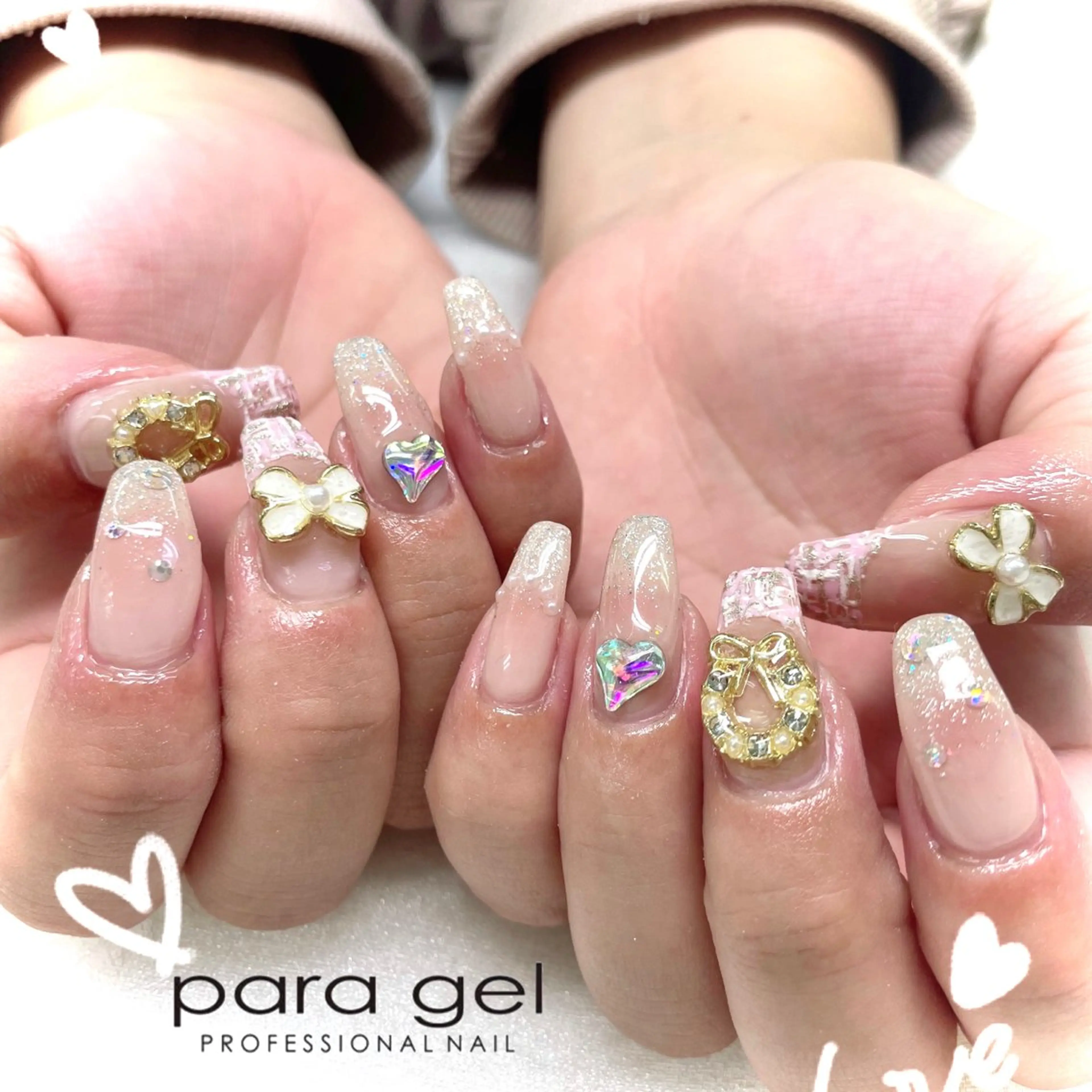 ネイル 持ち込み ハンドネイル Bianca🎀 ONODERAのネイルデザイン