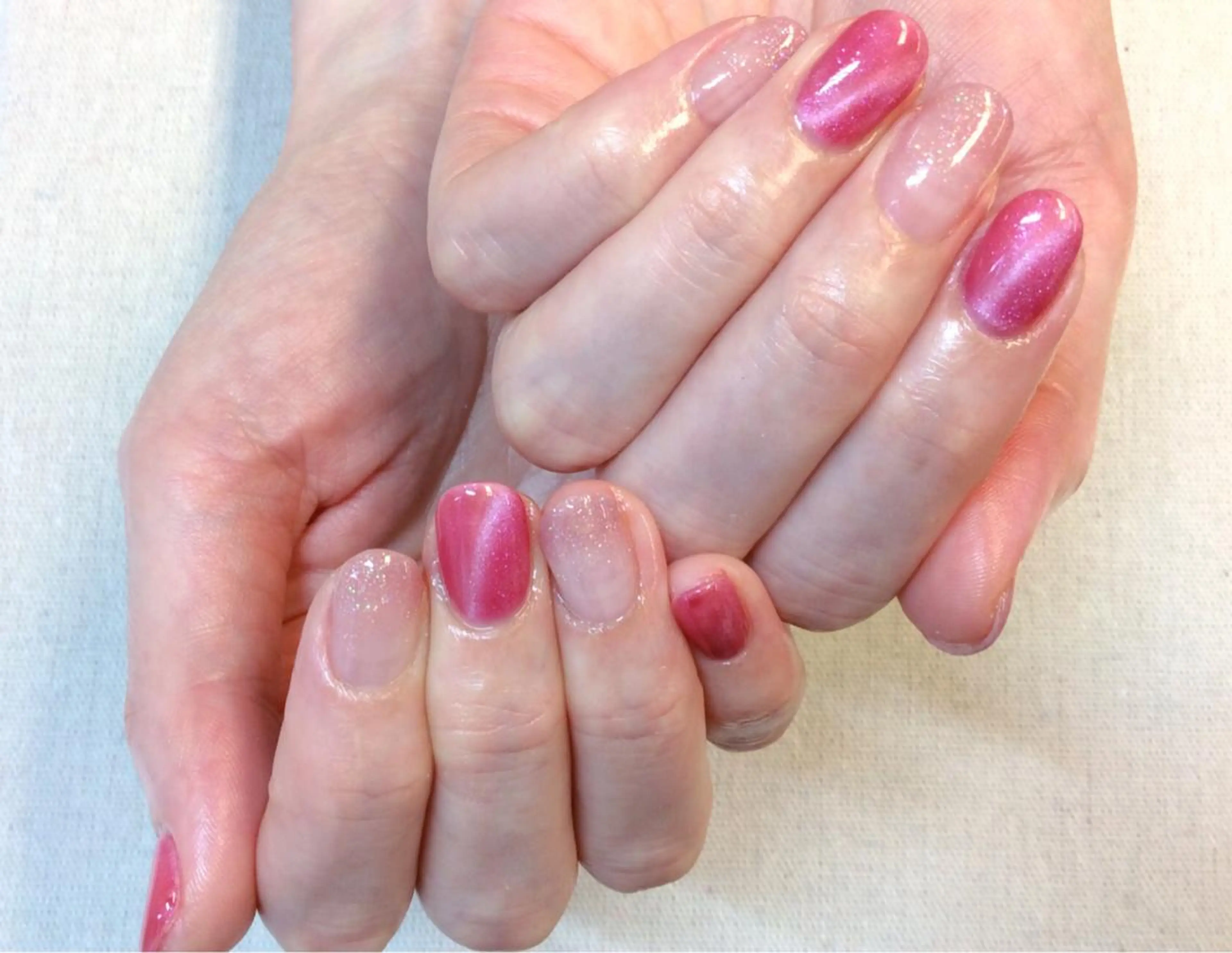 ネイル グラデーション 新橋 ルキナ スタッフのネイルデザイン