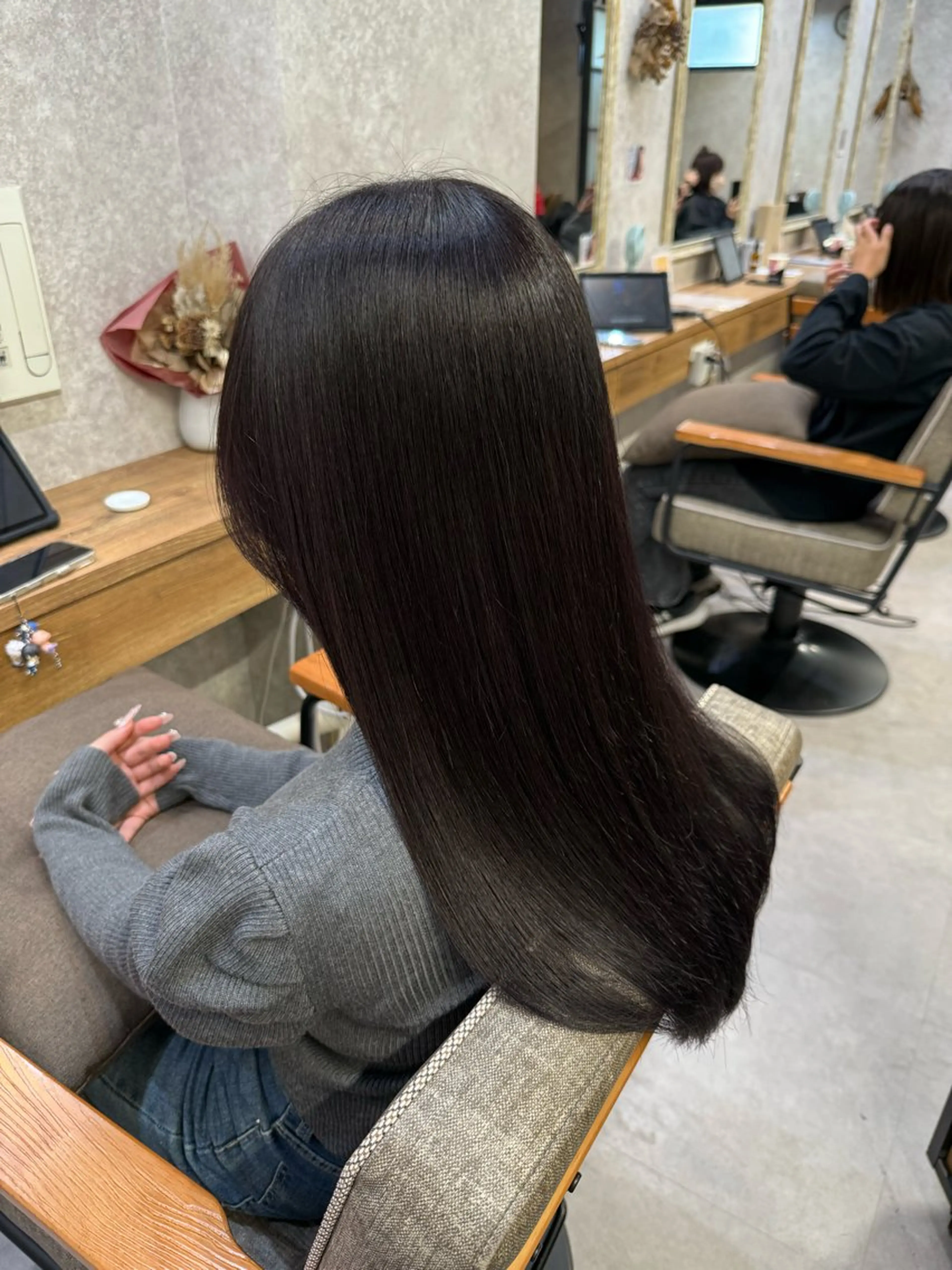 ロング ヘアカラー 髪質改善/縮毛矯正 /メンズ/佐澤りょうのヘアスタイル