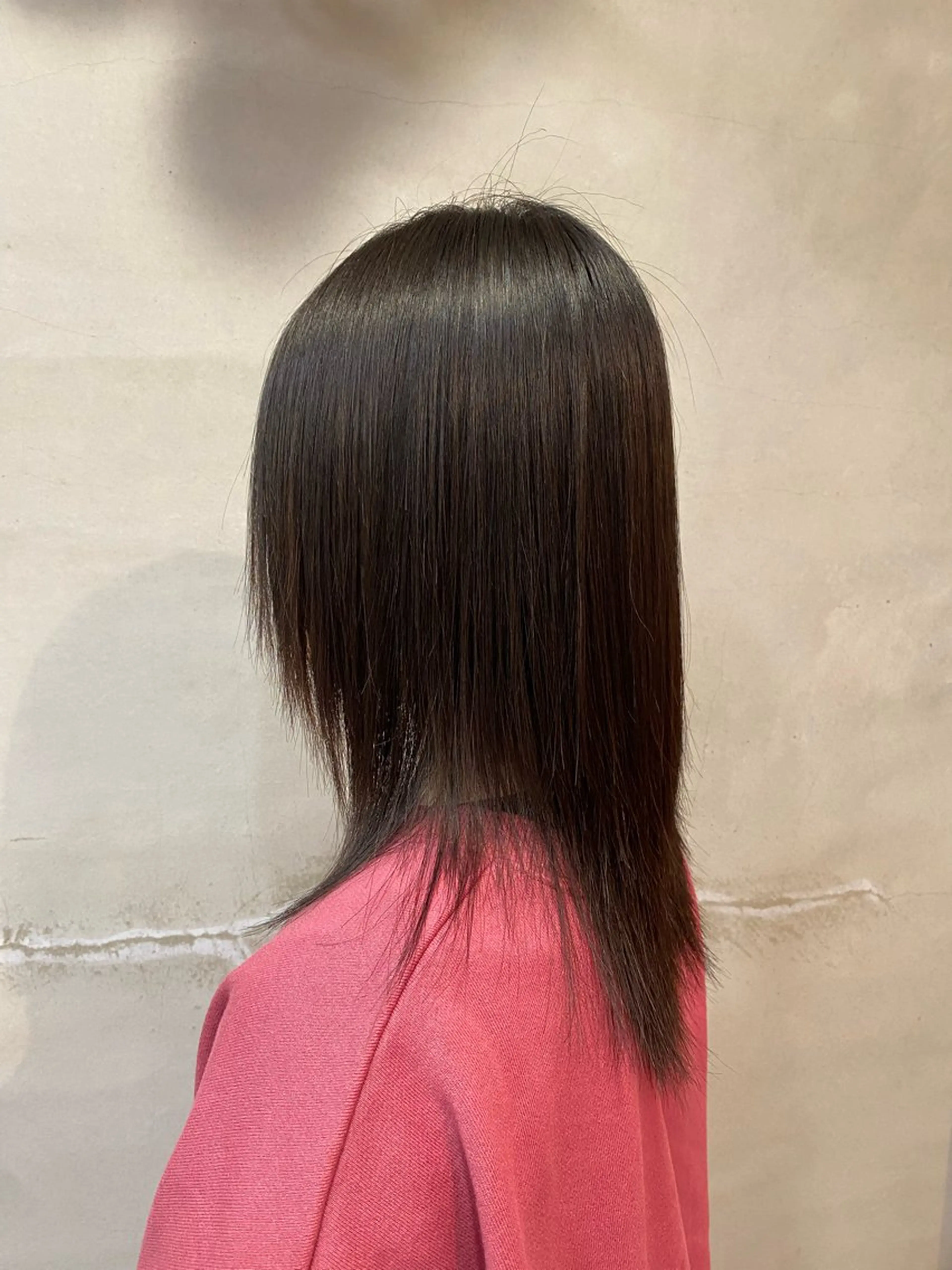 パーマ 縮毛矯正 ストレートパーマ ground branche 三好本店所属・中村 ひなののヘアスタイル