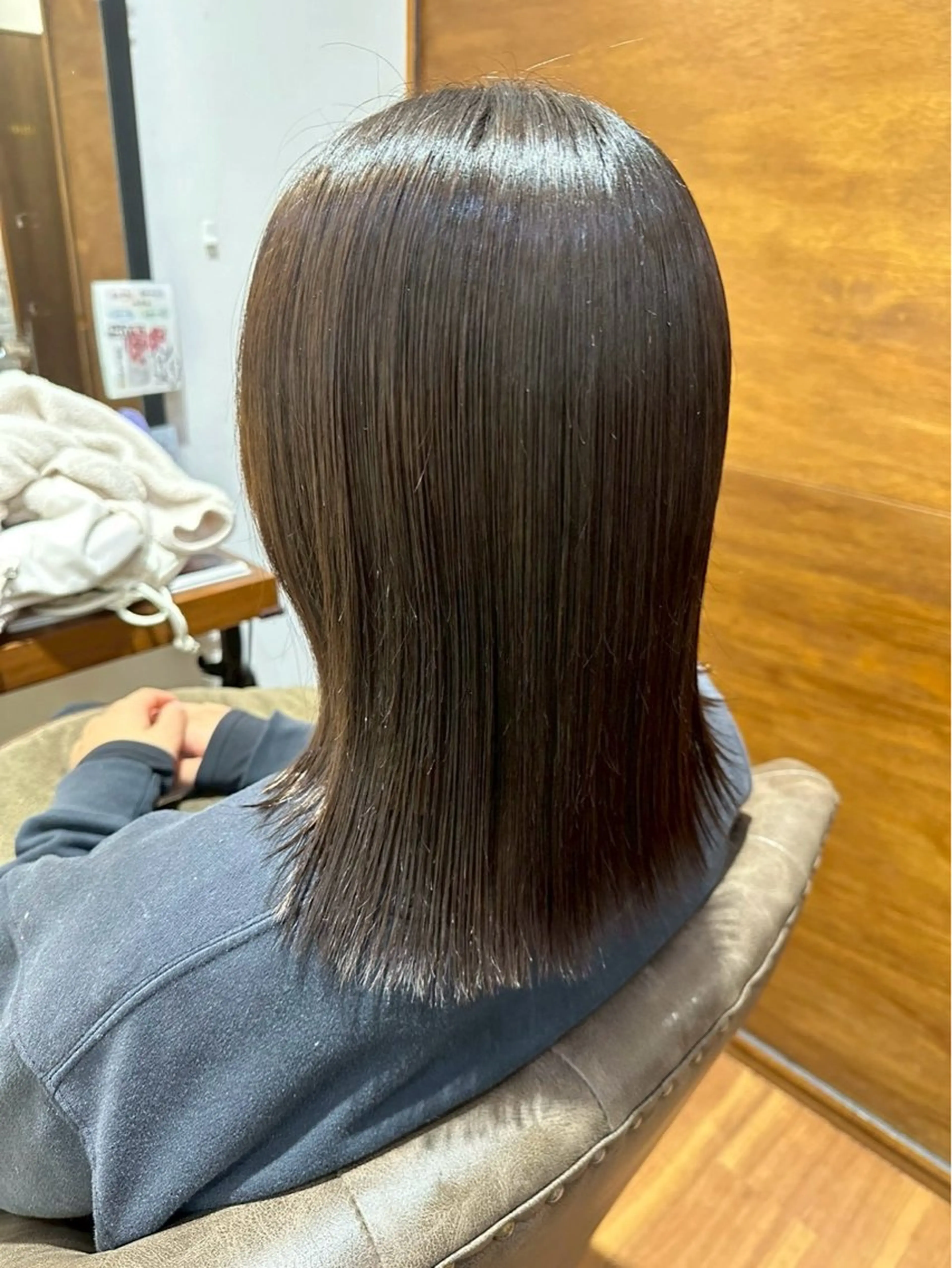 セミロング りな/ツヤカラー/ 豊橋美容院のヘアスタイル