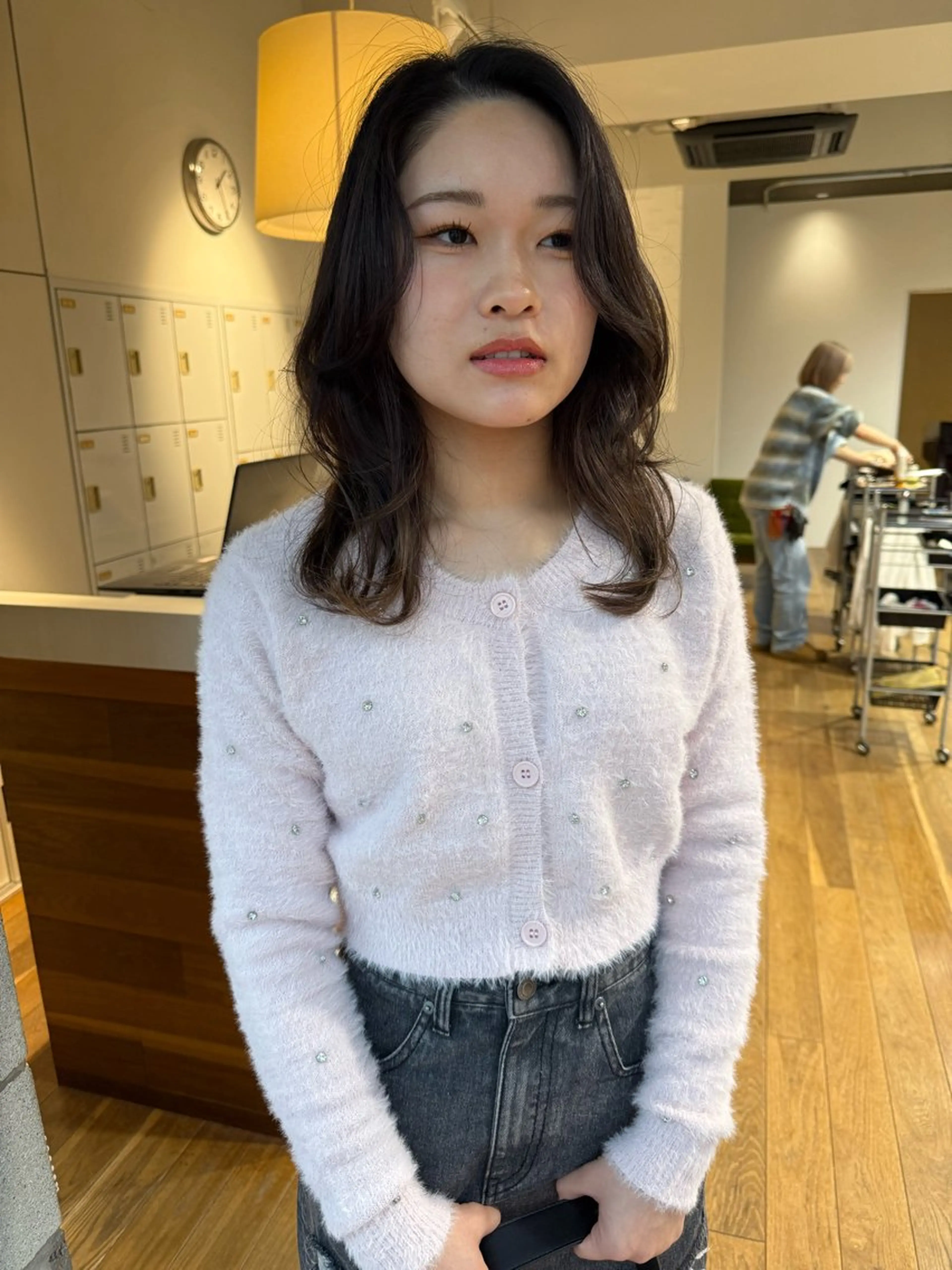 ロング ハイライト ヘアカラー 松本  夏海のヘアスタイル
