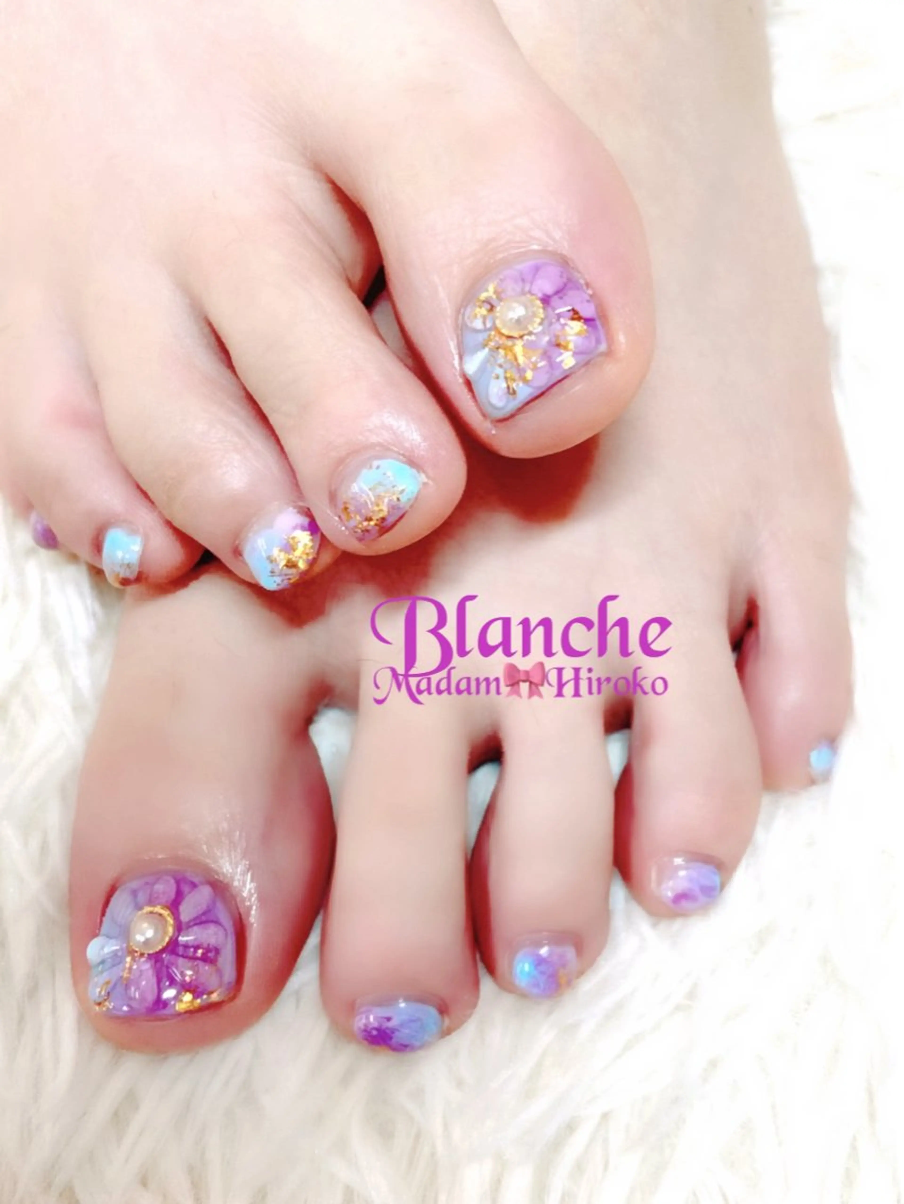 ネイル フットネイル Lianネイル 寛子Lianのネイルデザイン