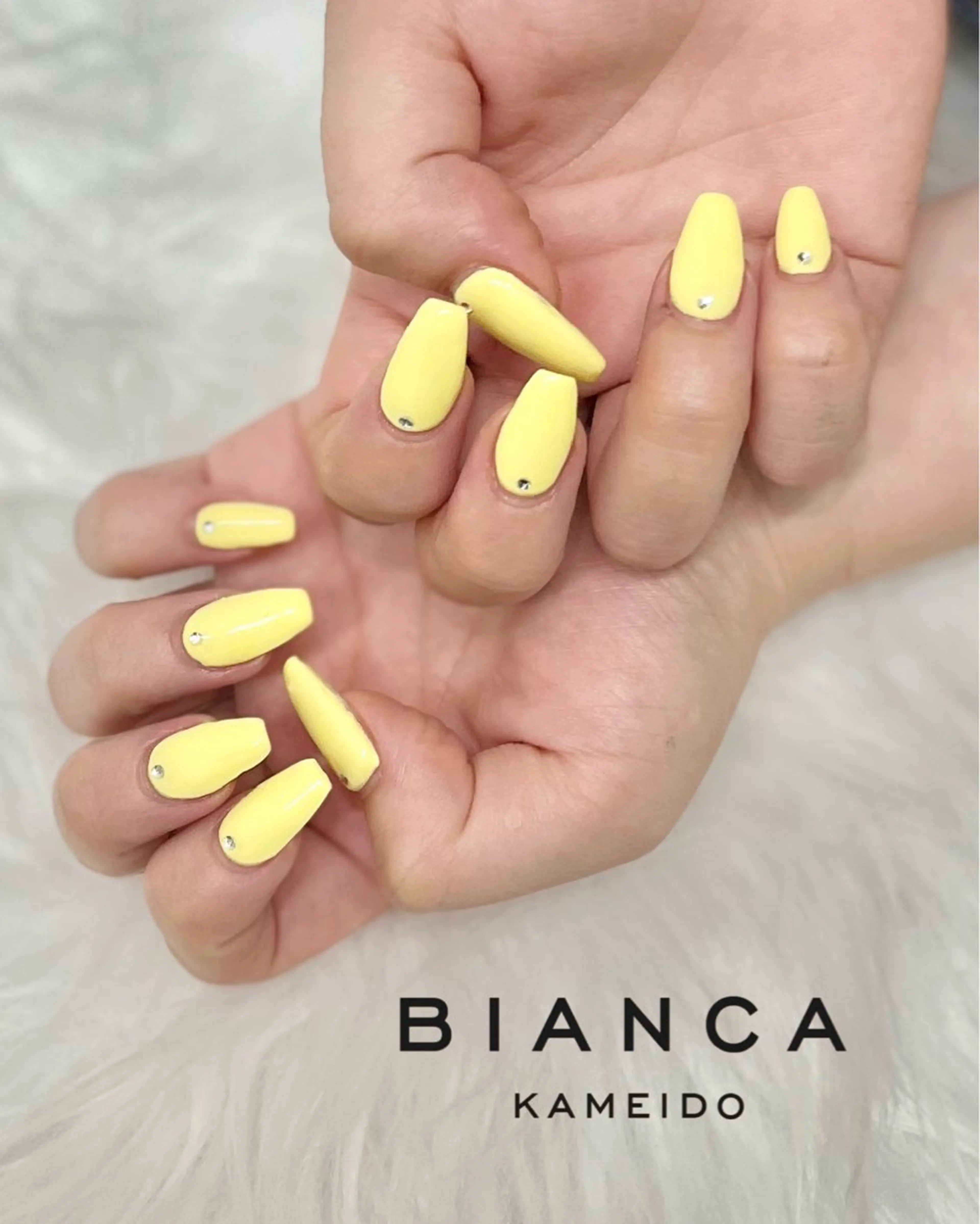 ネイル ストーンネイル ハンドネイル Bianca 亀戸店 🎀 植木のネイルデザイン