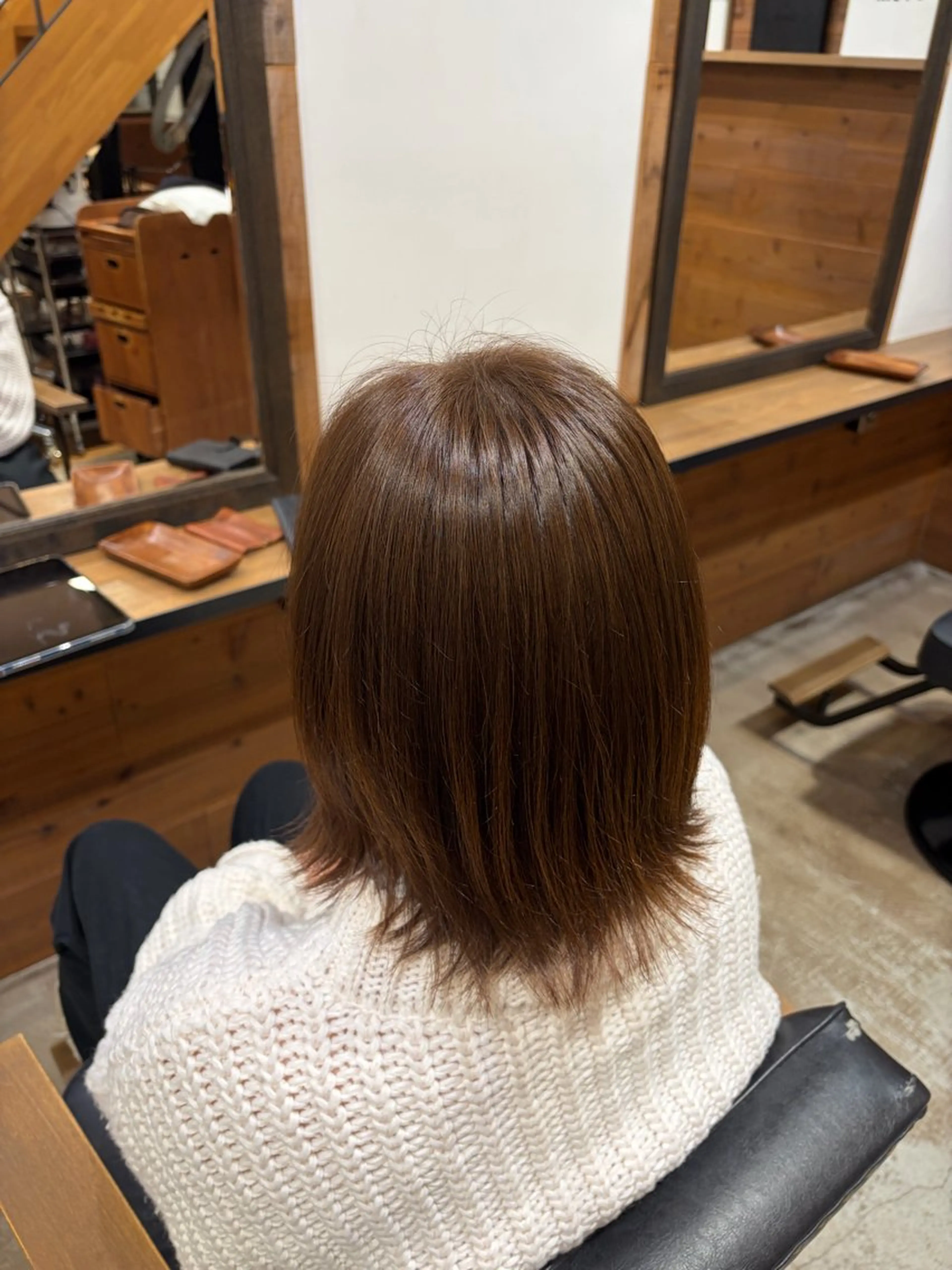 ミディアム ヘアカラー 大原一太/岡谷/ モデルさん募集中のヘアスタイル