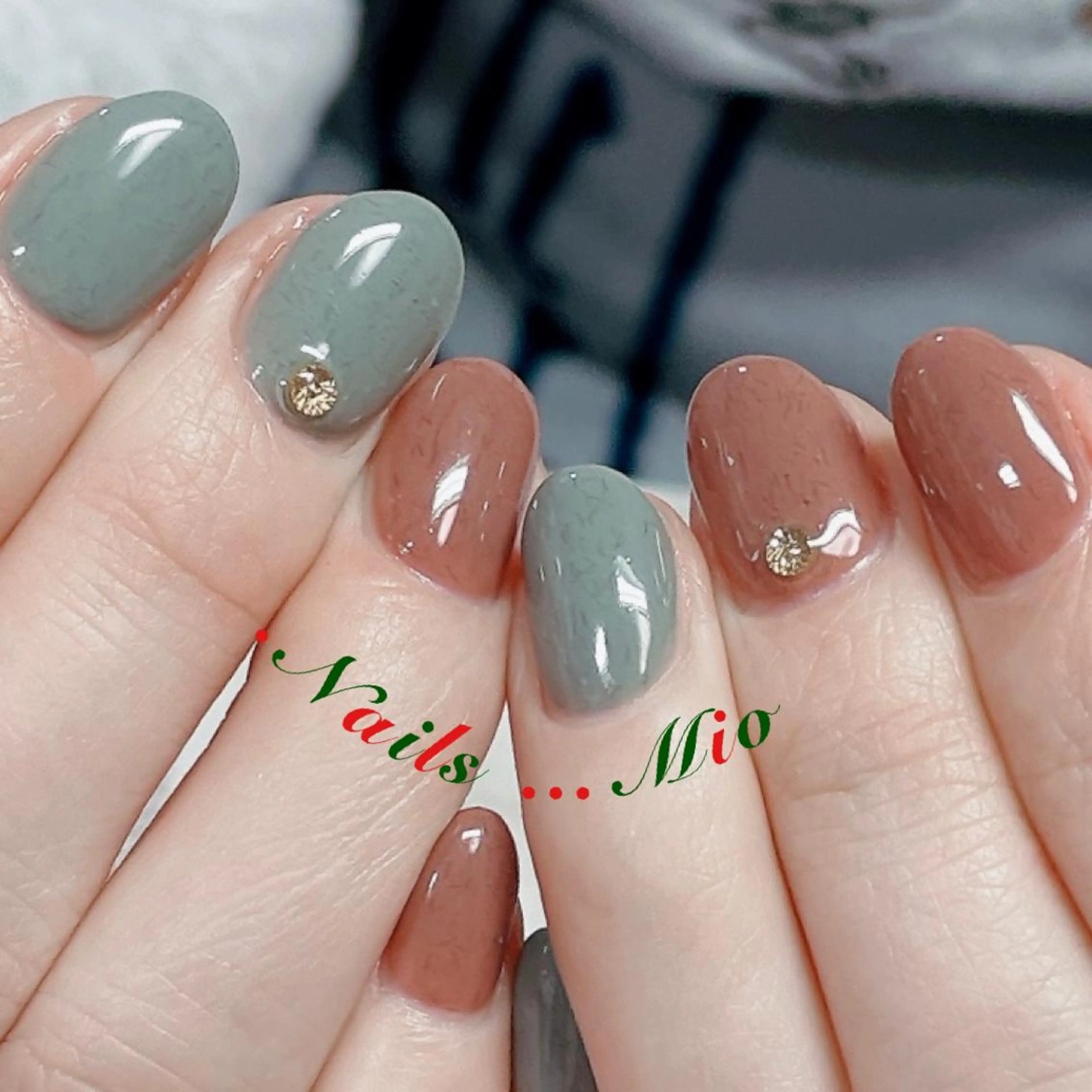 ネイル ジェルネイル ワンカラーネイル .Nails Mio 赤羽西ネイルサロンのネイルデザイン