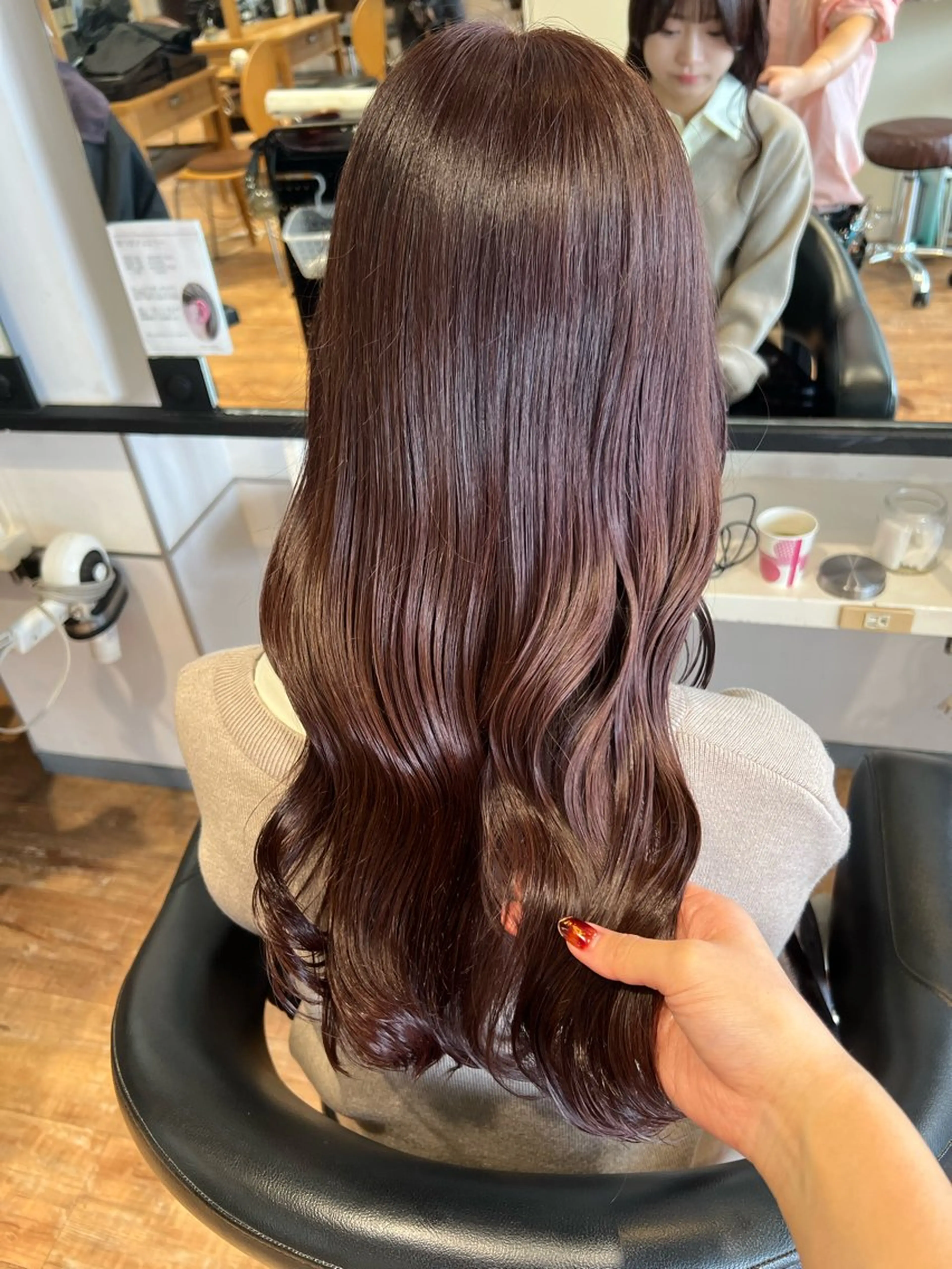 カラー ラベンダーカラー ピンクカラー ピンクラベンダー ヘアカラー トリートメント インナーカラー♡ Nanakoのヘアスタイル