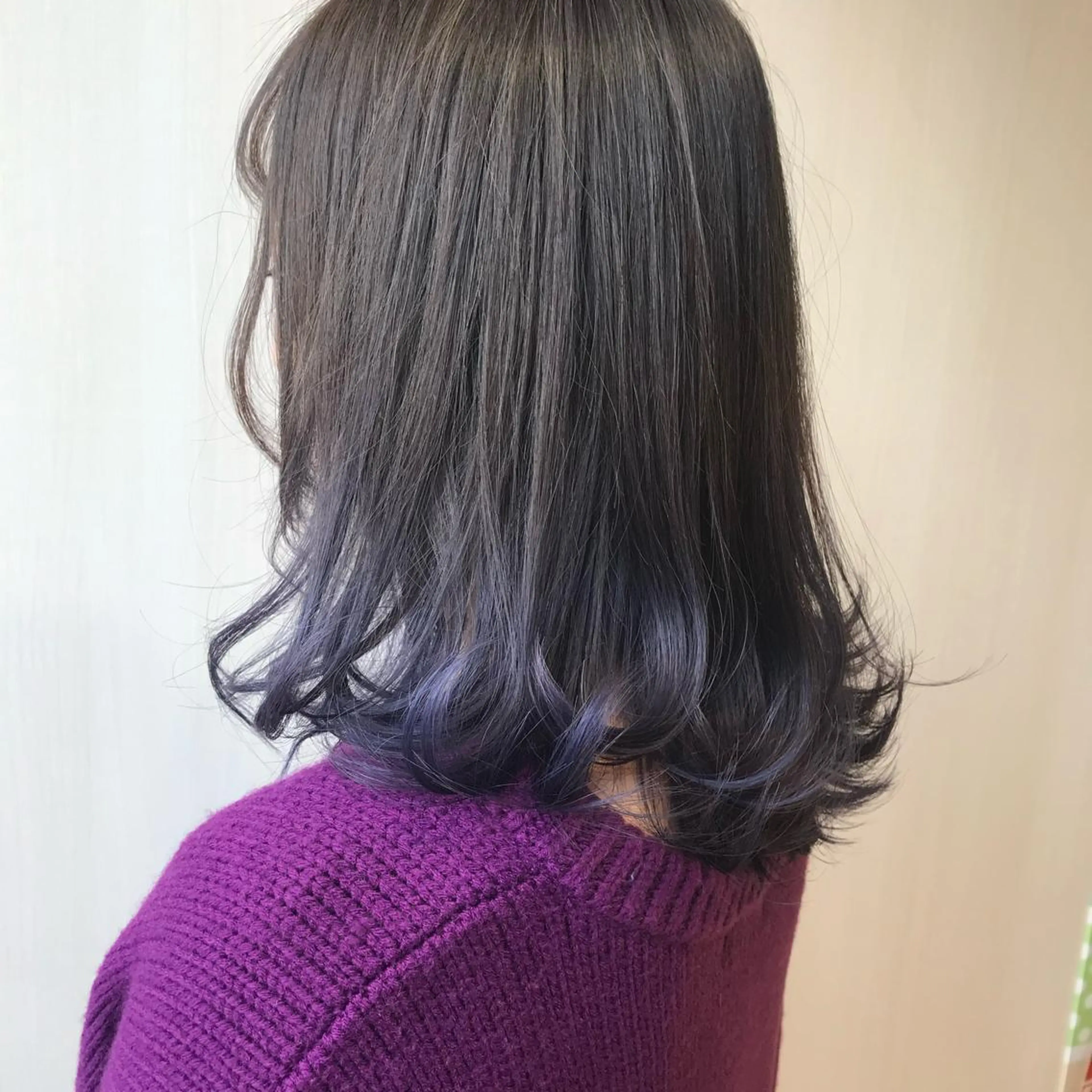 ミディアム カラー カット ヘアカラー GO TODAY所属・ハイトーン/小顔 カット/Ayumuのヘアスタイル