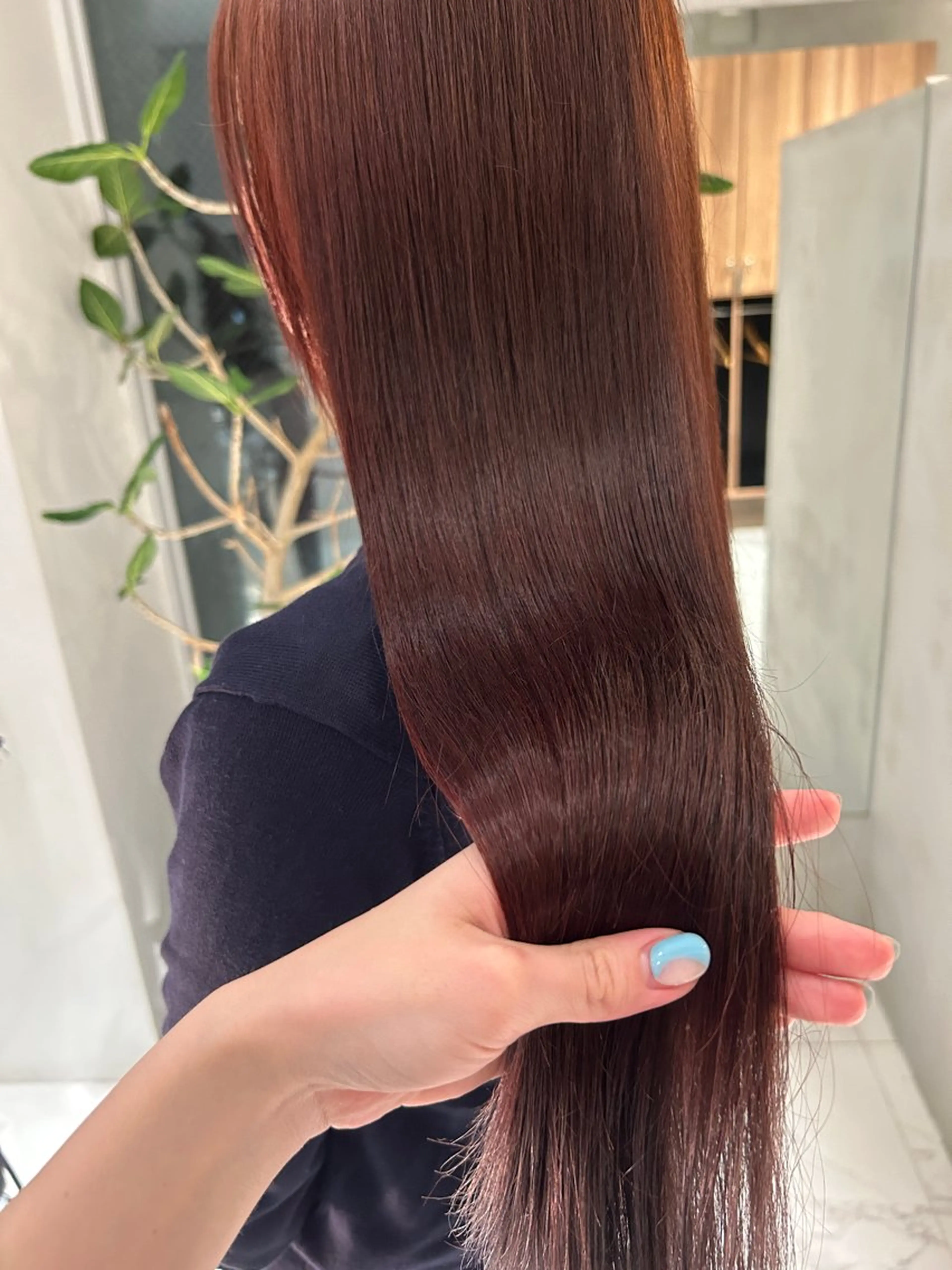 ロング カラー 縮毛矯正 ヘアカラー れんか/レイヤー/メ ンズ/ベージュ/艶髪のヘアスタイル