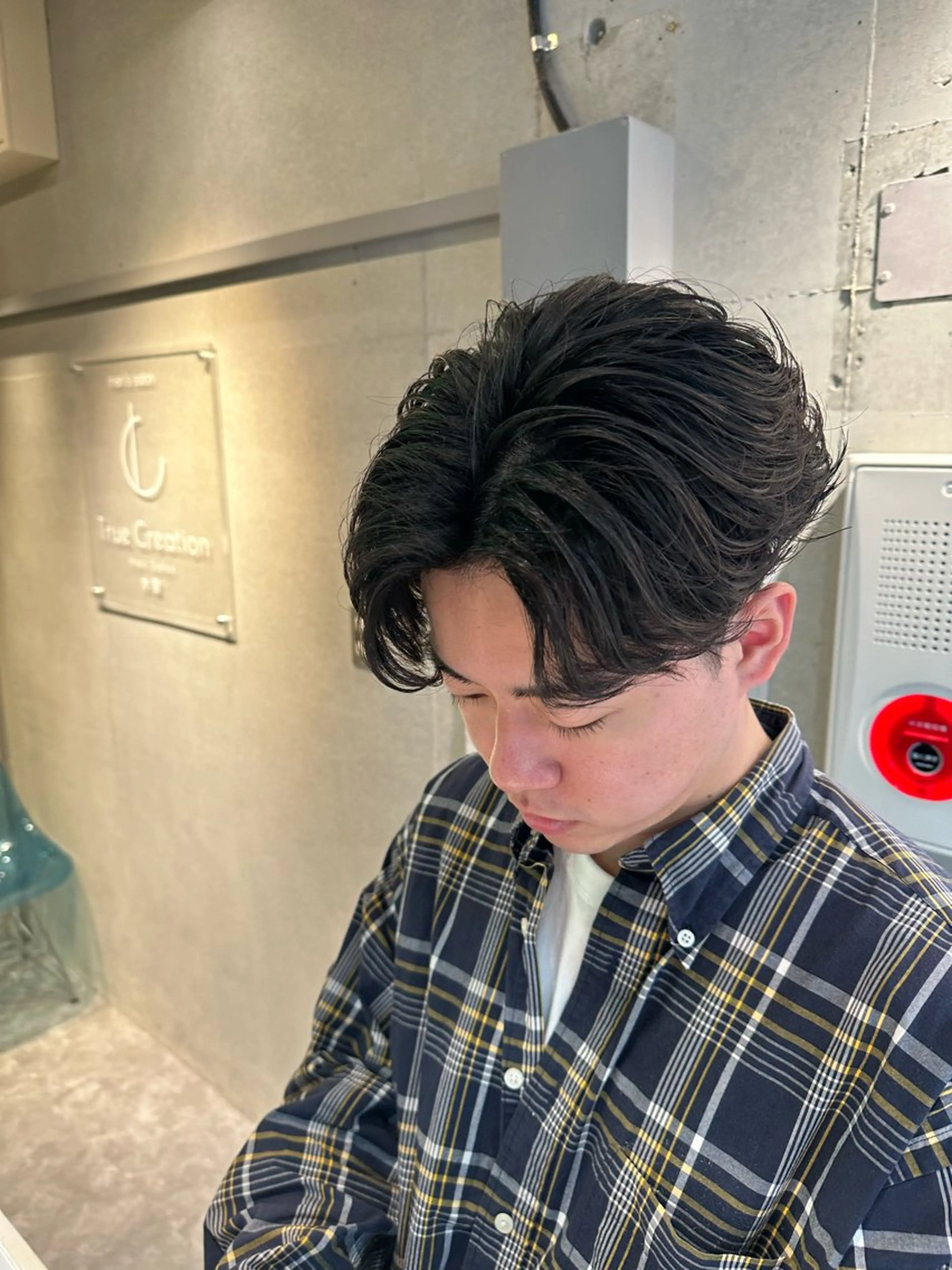 パーマ メンズ カット パーマ 💎メンズカット ／フェザー／細野💎のヘアスタイル