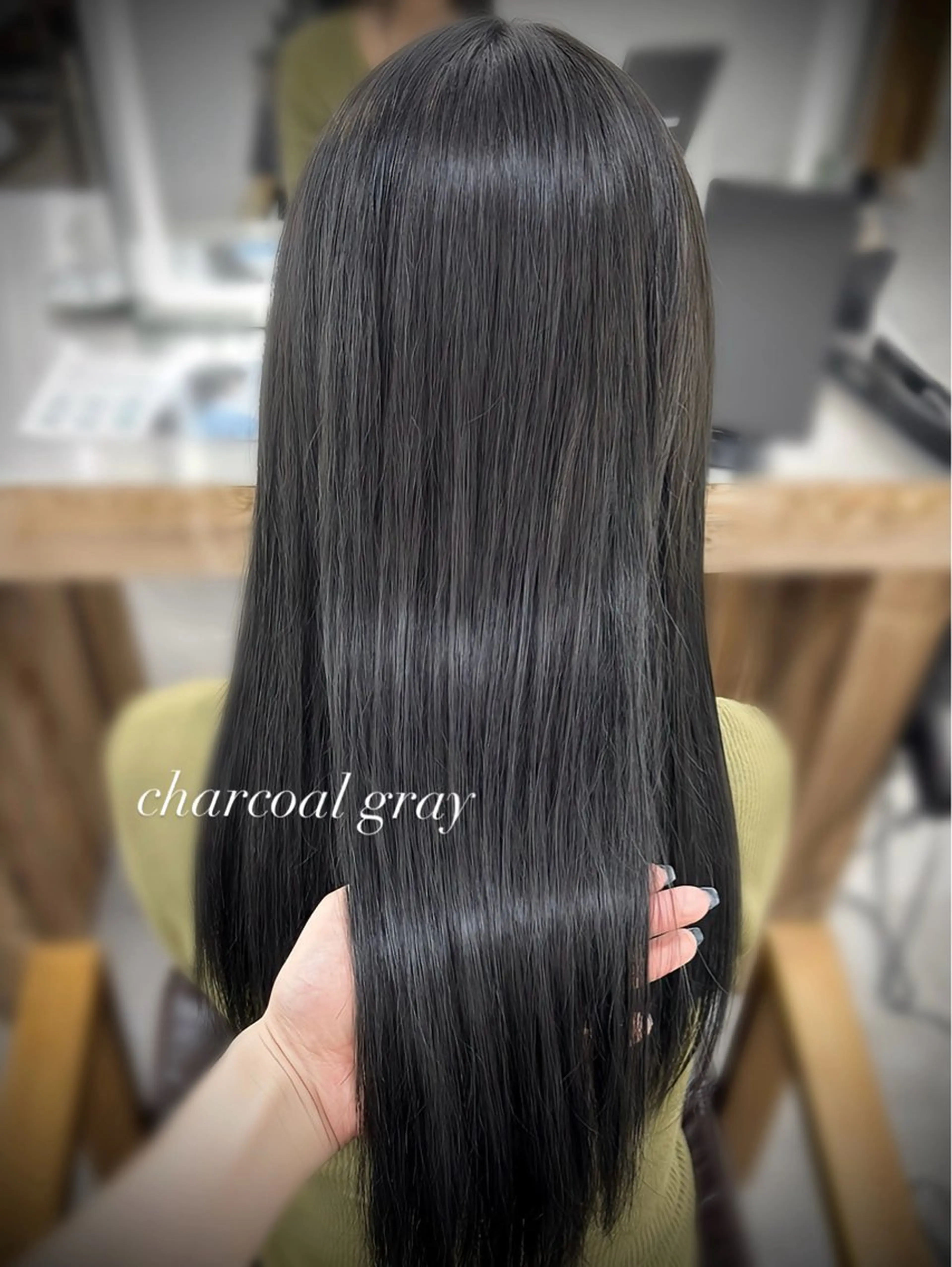 ロング カラー カット ヘアカラー トリートメント HARUKA 🤍のヘアスタイル