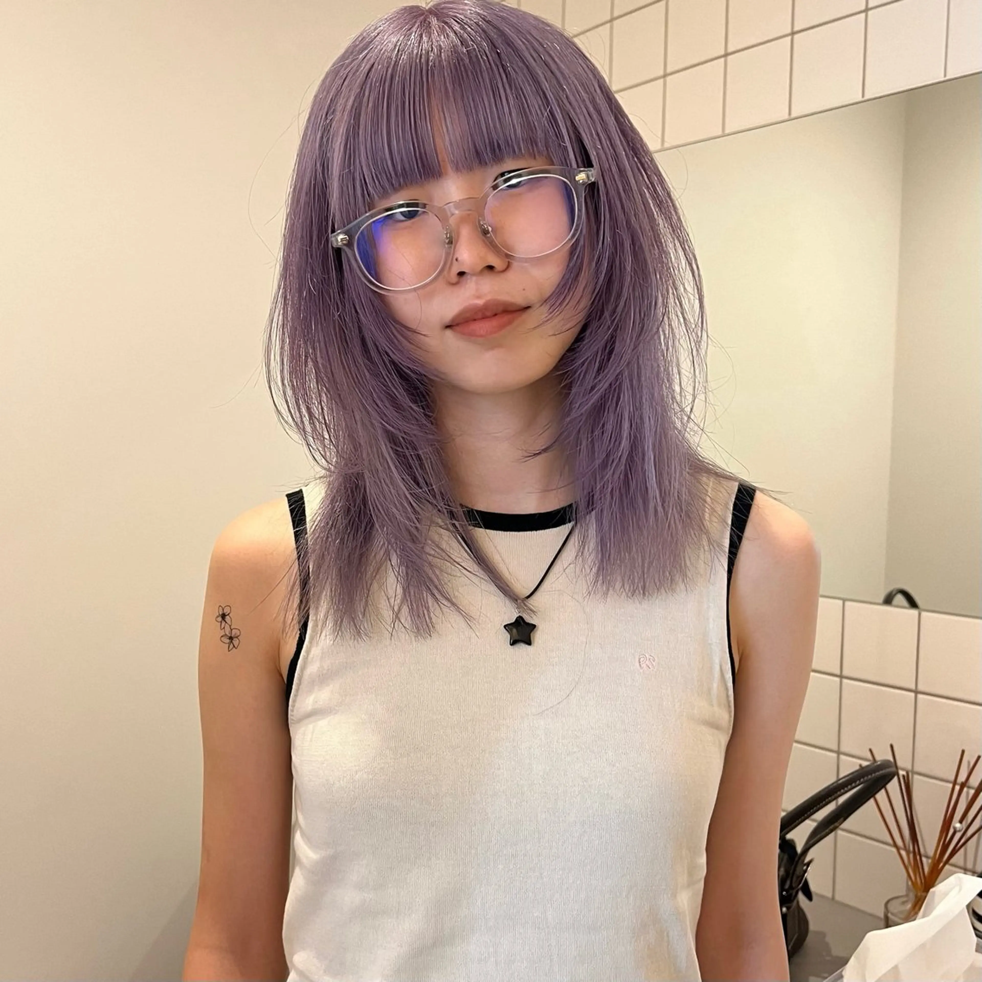 🌟ミニモ限定🌟カット(ショート不可)+ケアブリーチカラー※補足説明をご覧下さいの写真