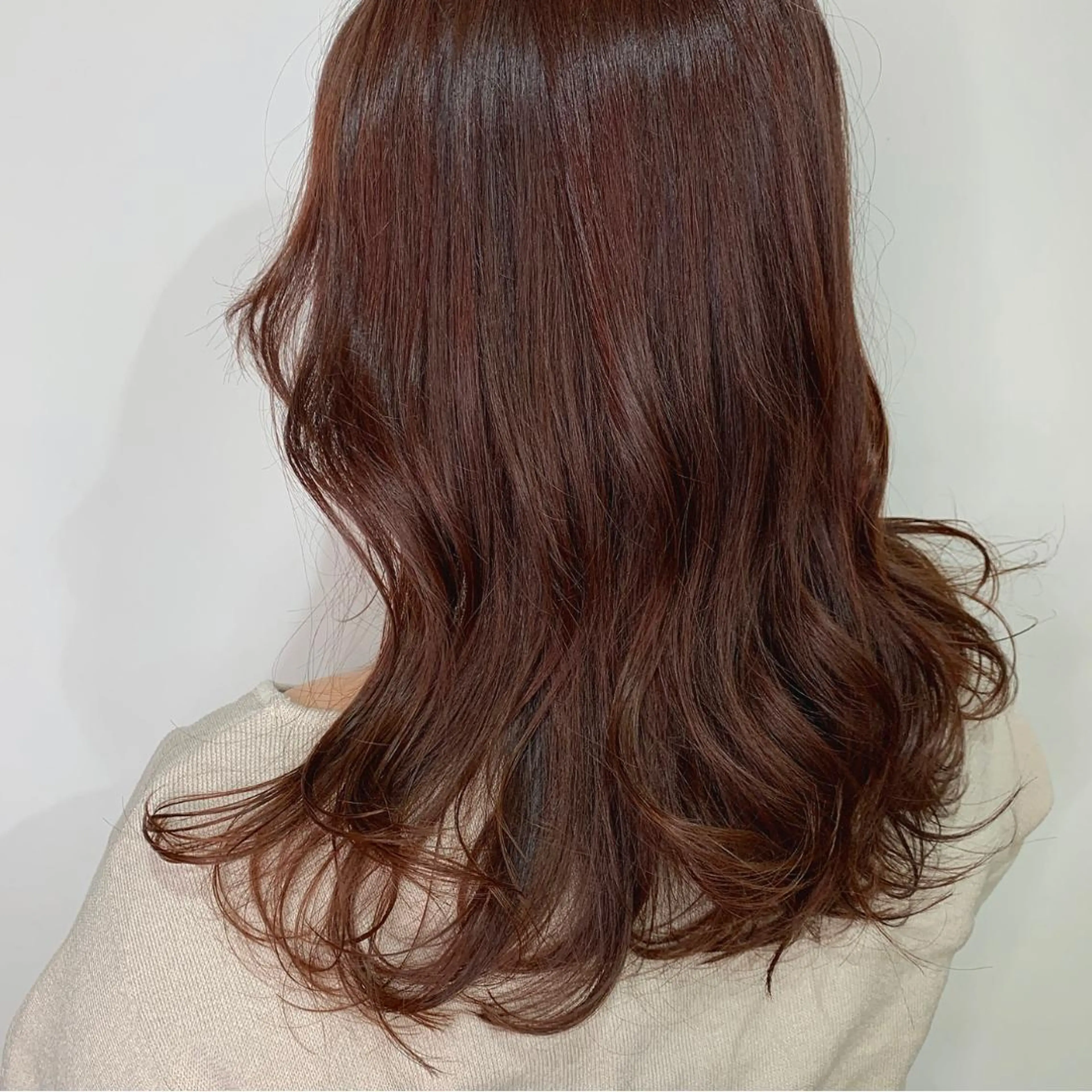 セミロング カラー カット ヘアカラー HARUKA韓国ヘア /Luana梅田のヘアスタイル