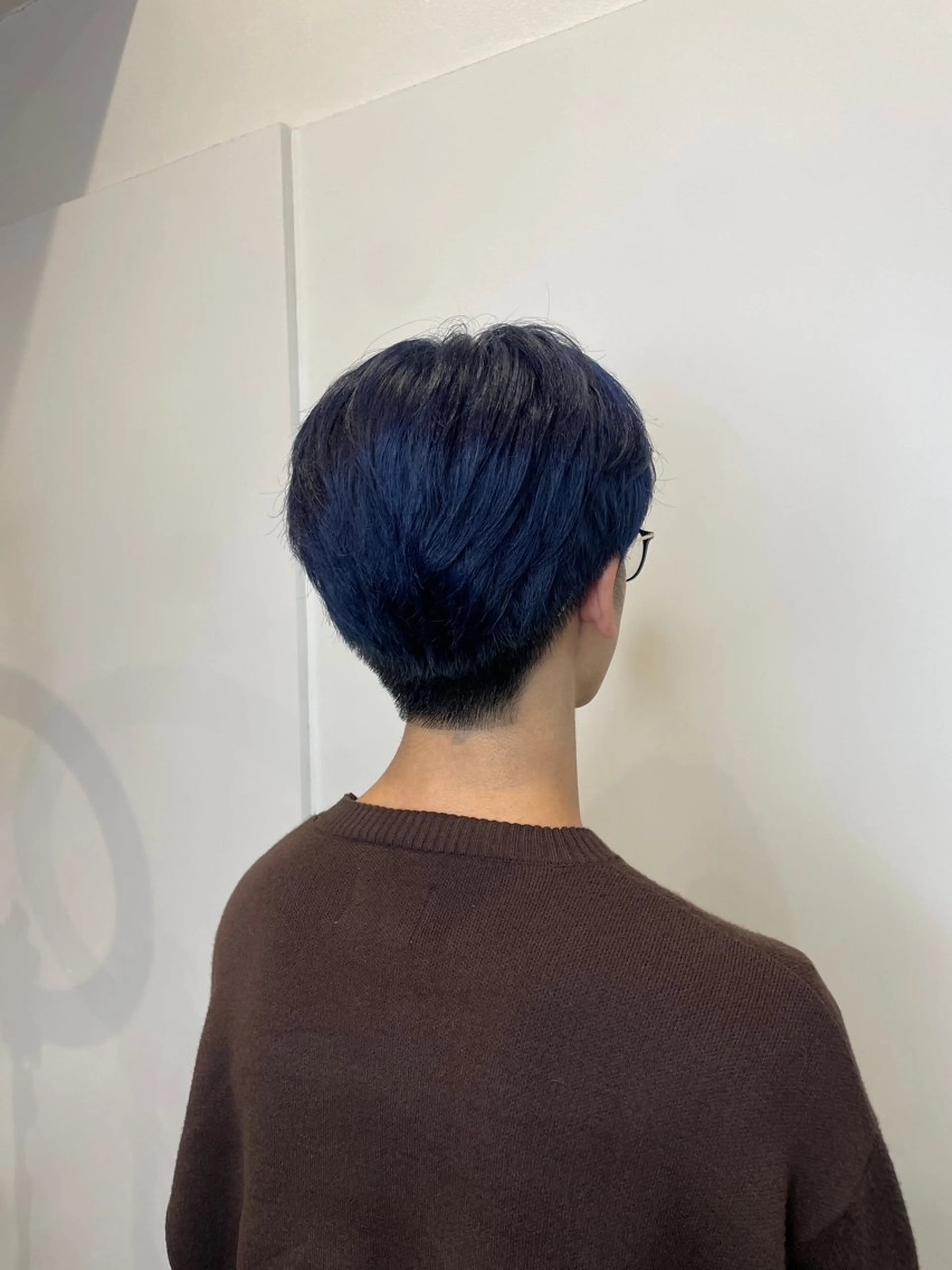 カラー メンズ ブルーカラー キルンサンピアン所属・ナチュラルカラー 児玉優香のヘアスタイル