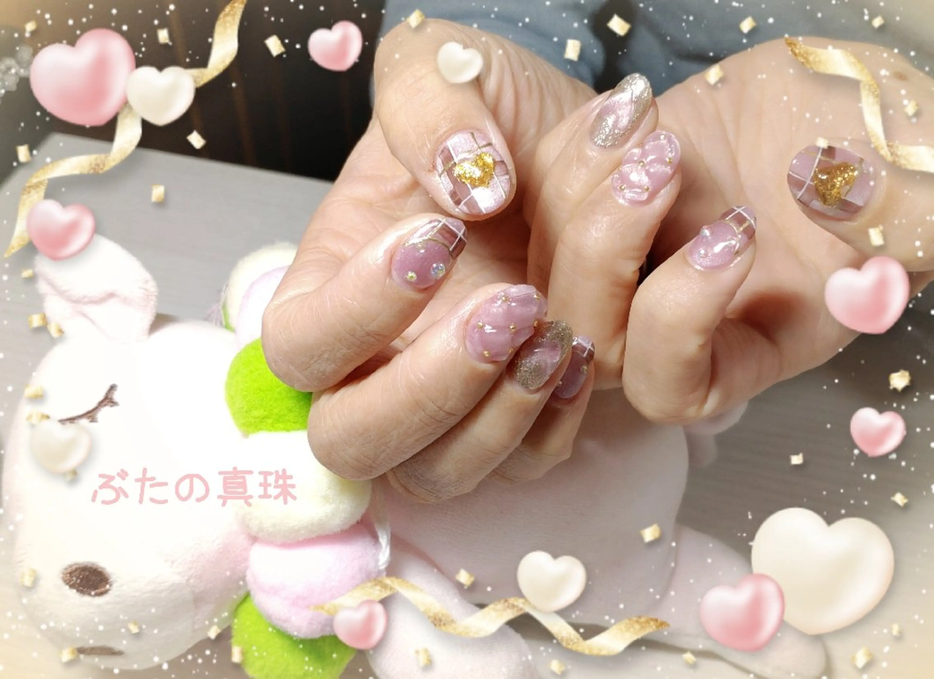 ネイル ハンドネイル 林 珠里のネイルデザイン