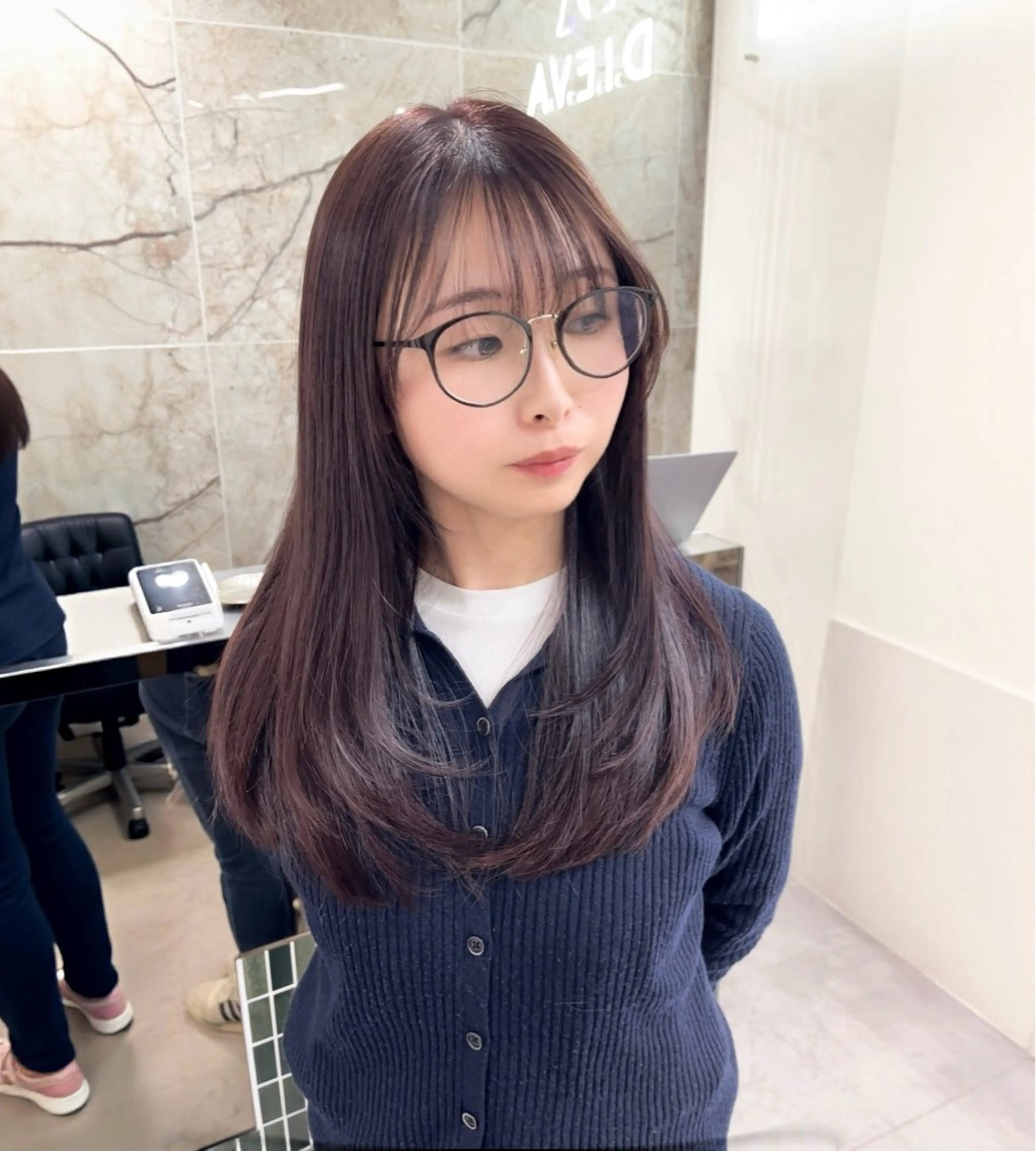 ミディアム カット ヘアカラー トリートメント ヘッドスパ ヘアセット ✨小顔レイヤー/ 中性ウルフ/清野龍平のヘアスタイル