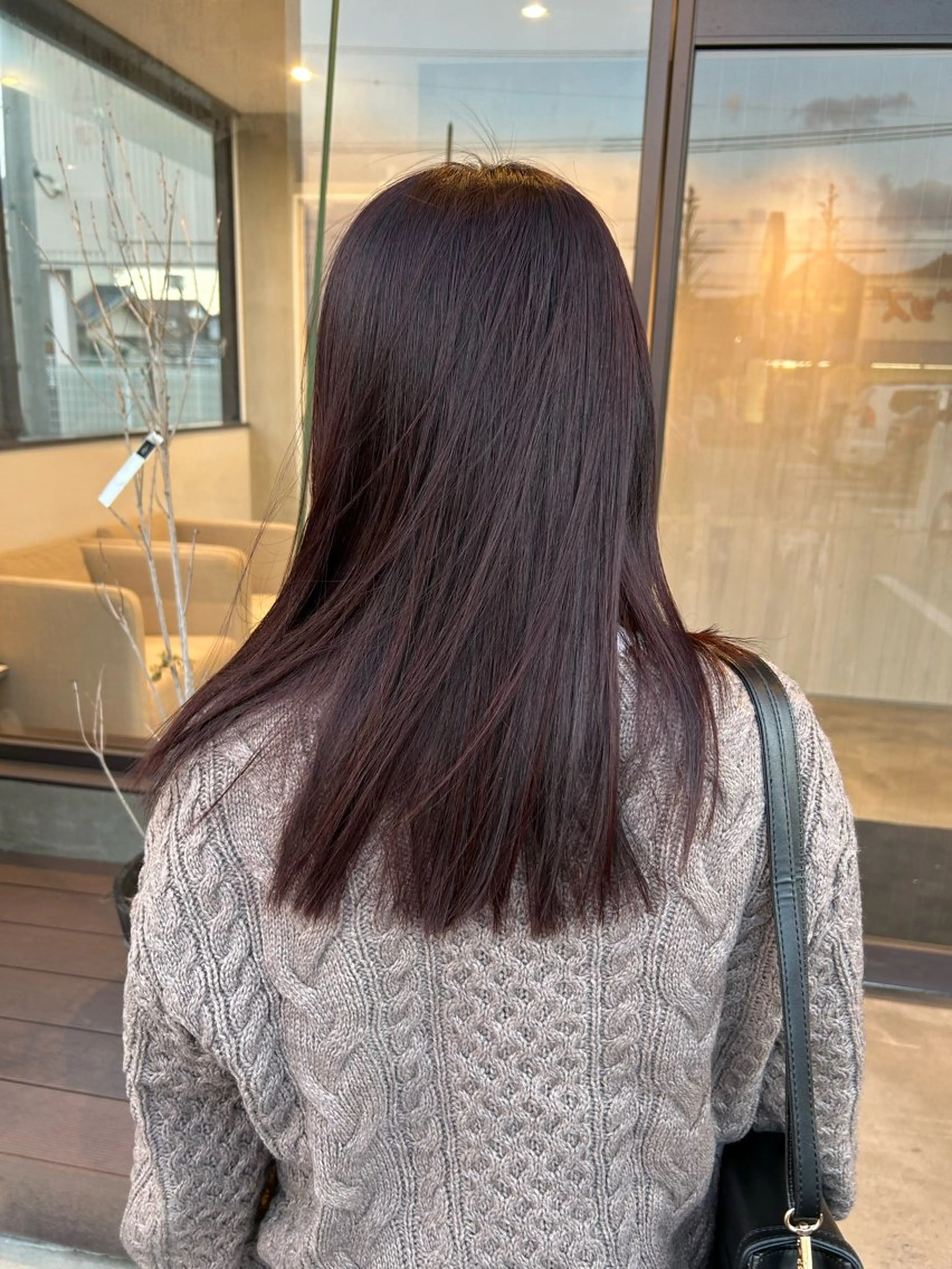 ミディアム ヘアカラー くろだ まみのヘアスタイル