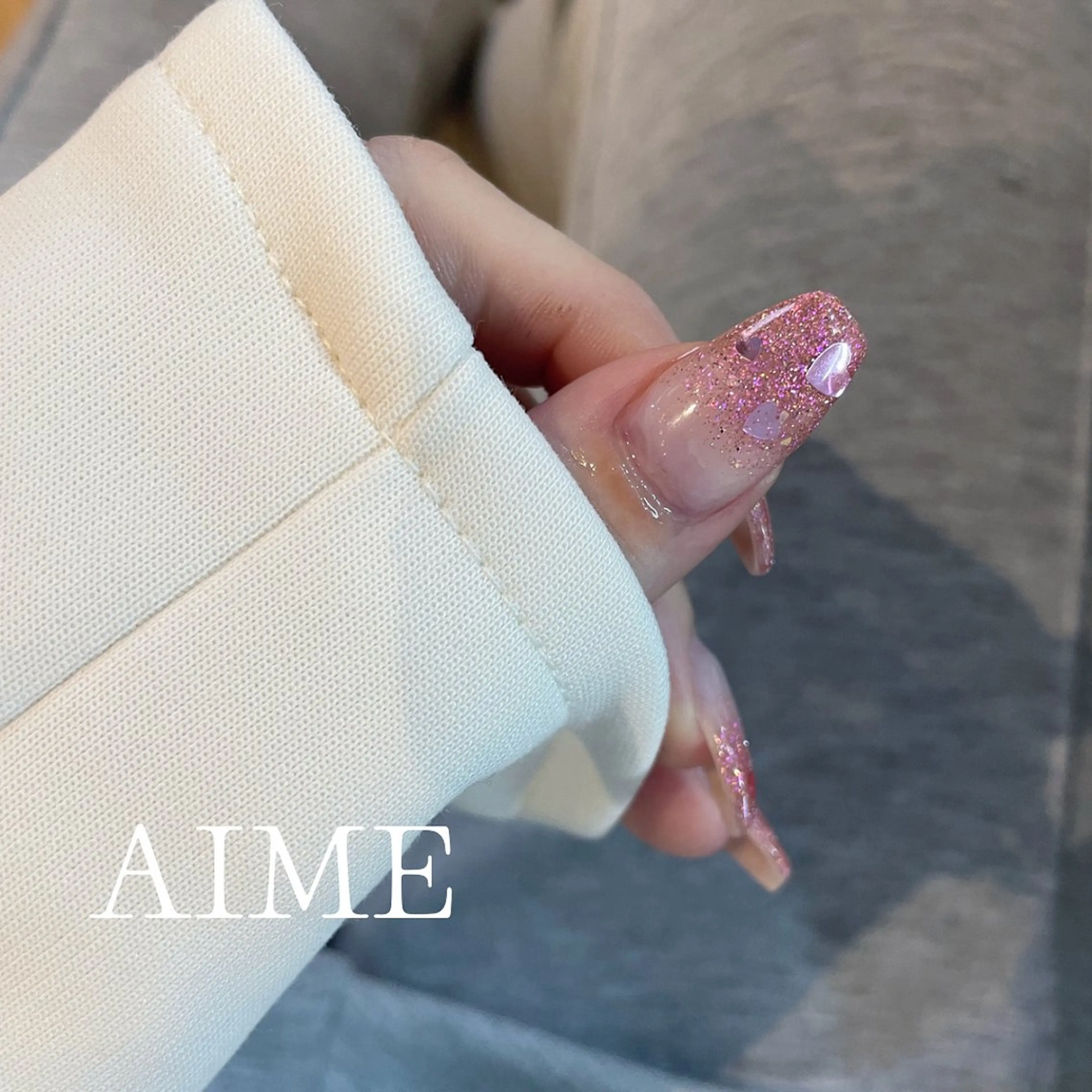 ネイル フラッシュネイル ハンドネイル AIME （momo）のネイルデザイン