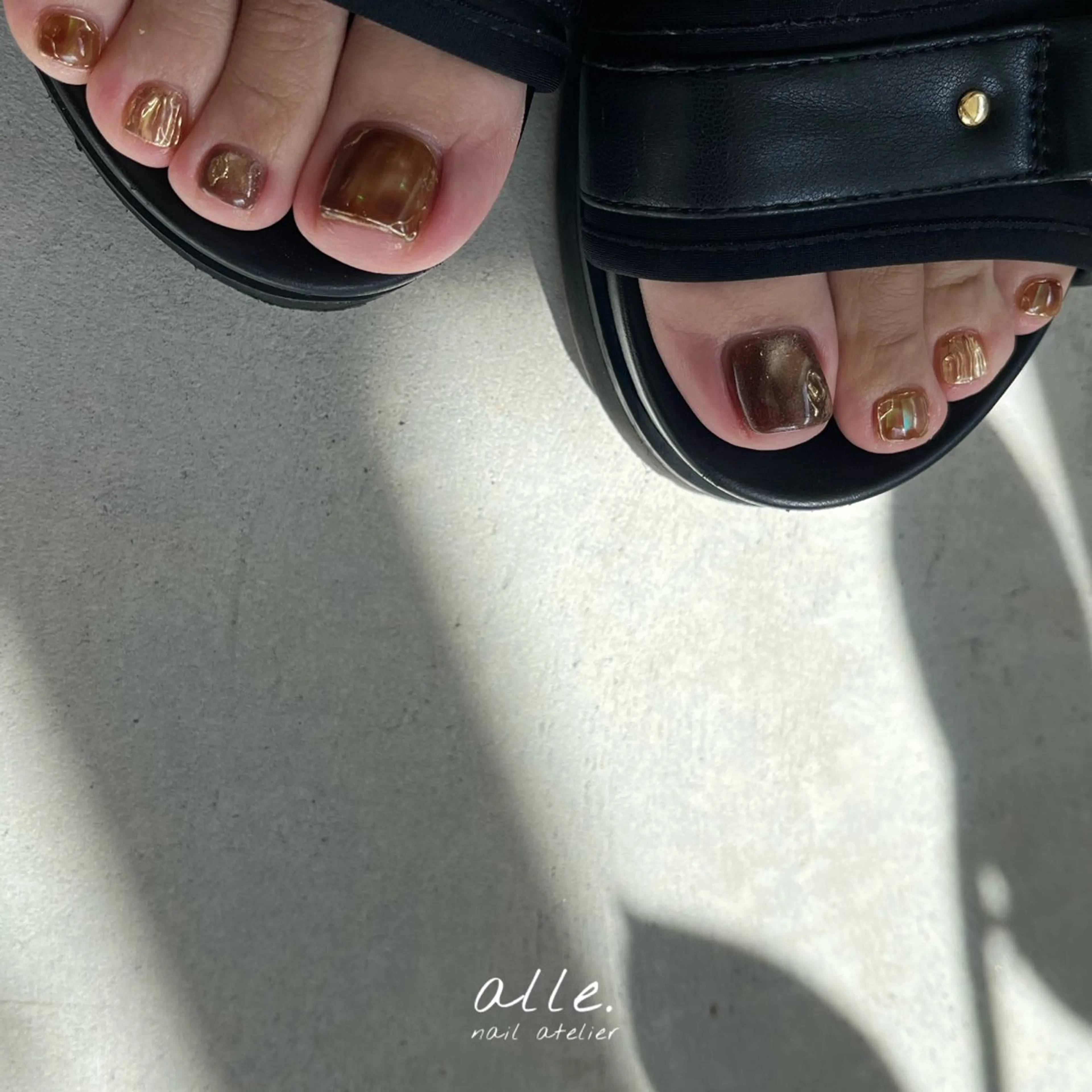 ネイル フットネイル atelier alle.のネイルデザイン