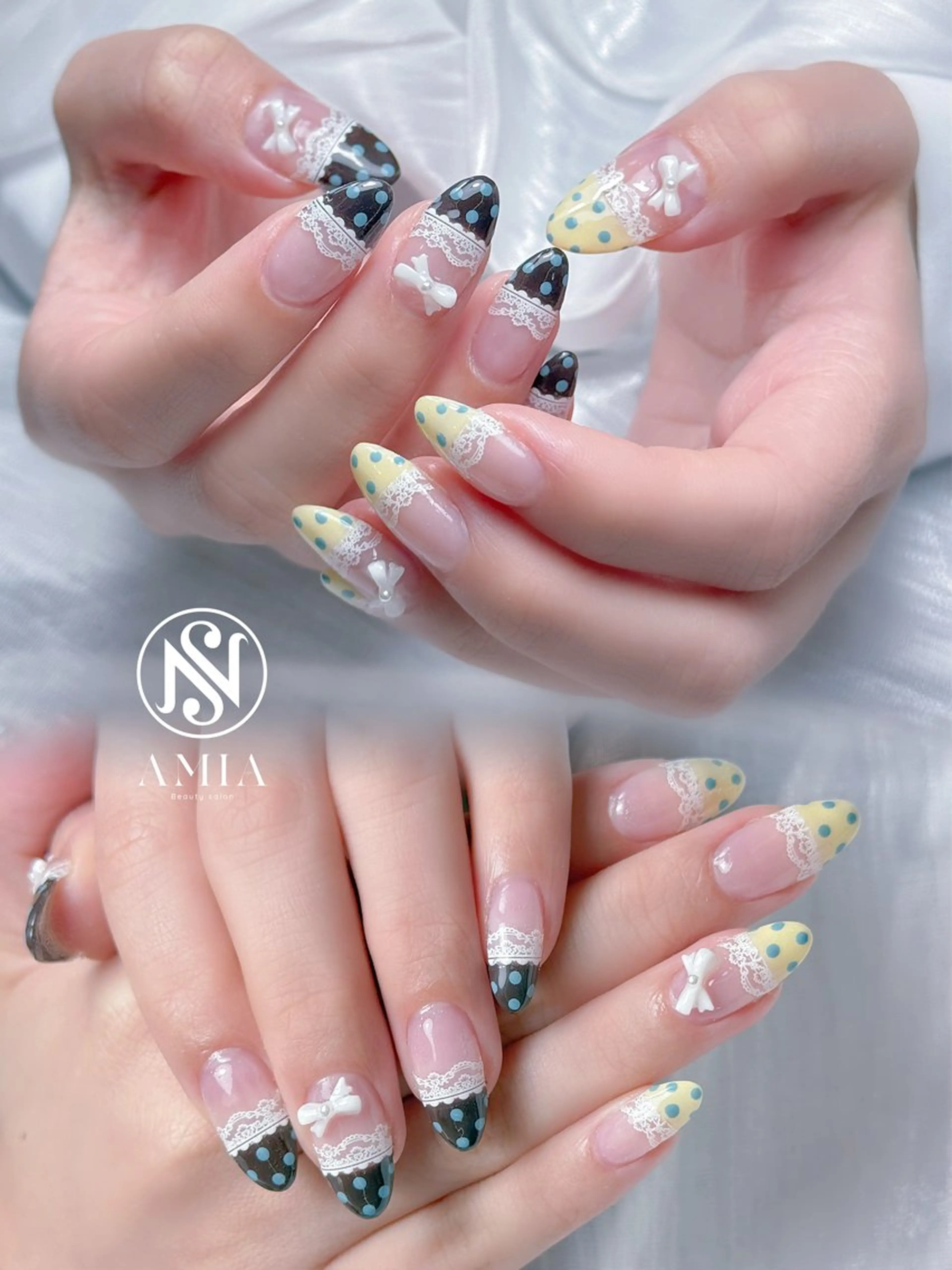 セミロング ハンドネイル AMIA BEAUTY SALON所属・🌟AMIA BEAUTY🌟のネイルデザイン