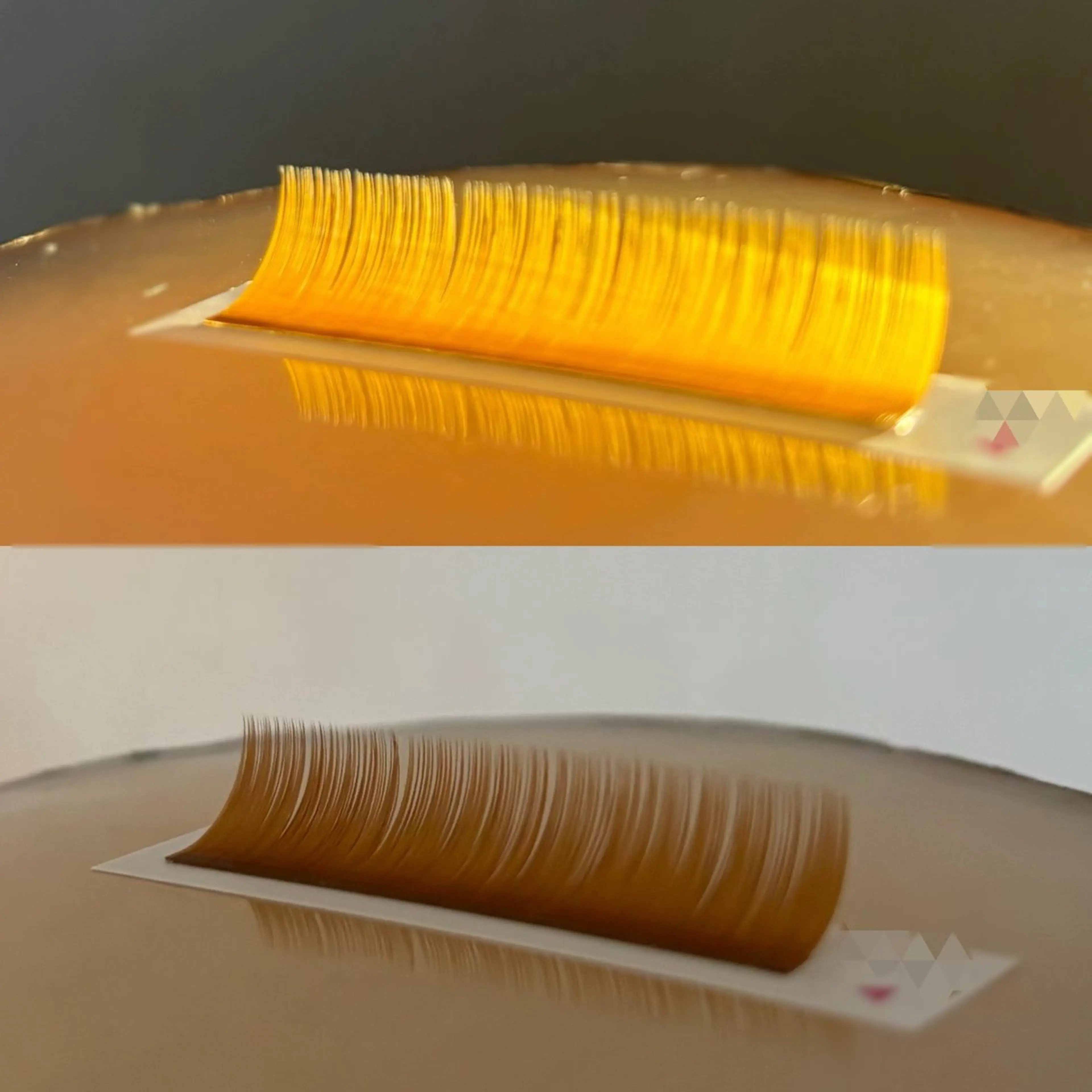 ブラウン100本(Cカールの10.11㍉限定)シングルエクステの写真