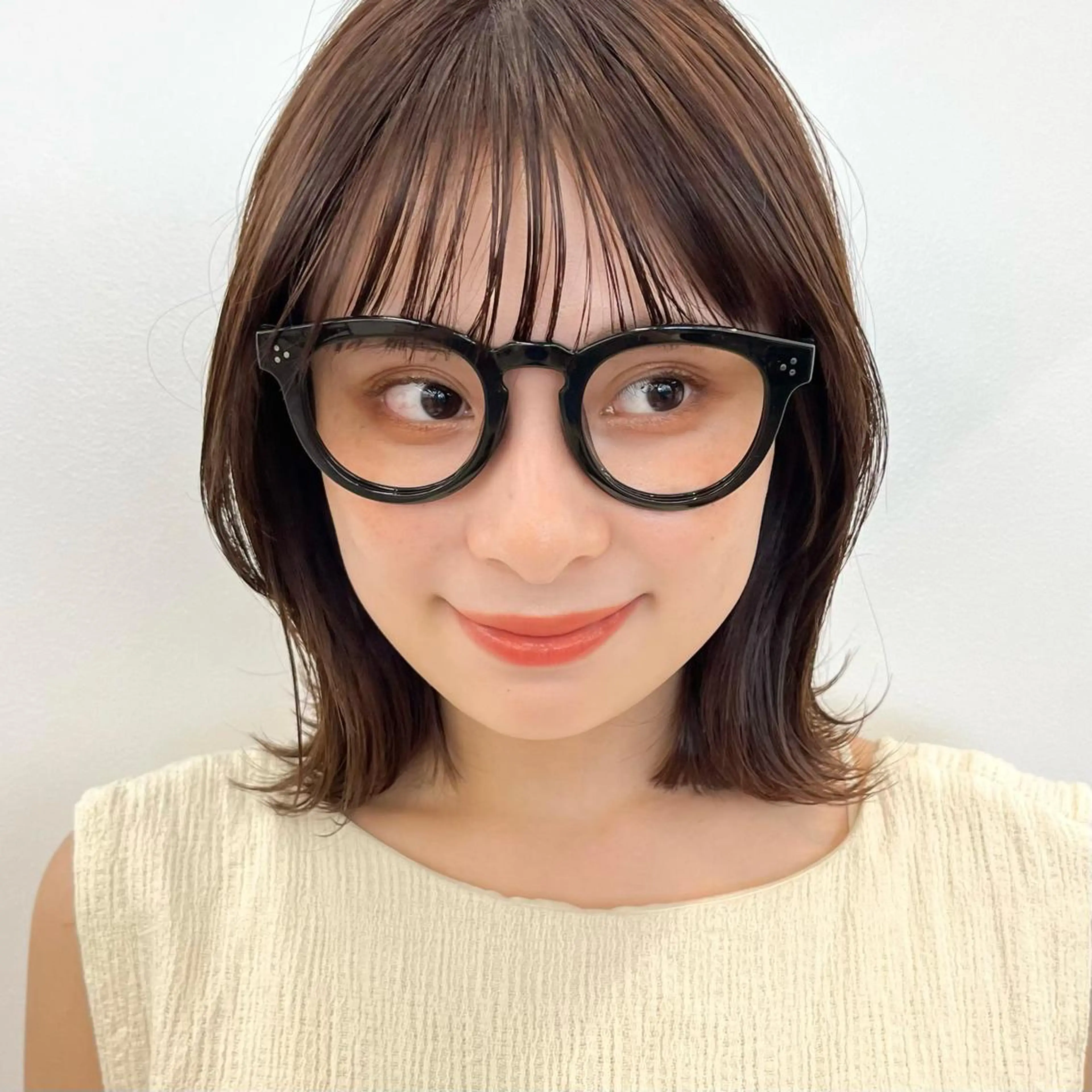 ショート カラー 暖色/艶髪/ボブ/ ショート/Ayaのヘアスタイル