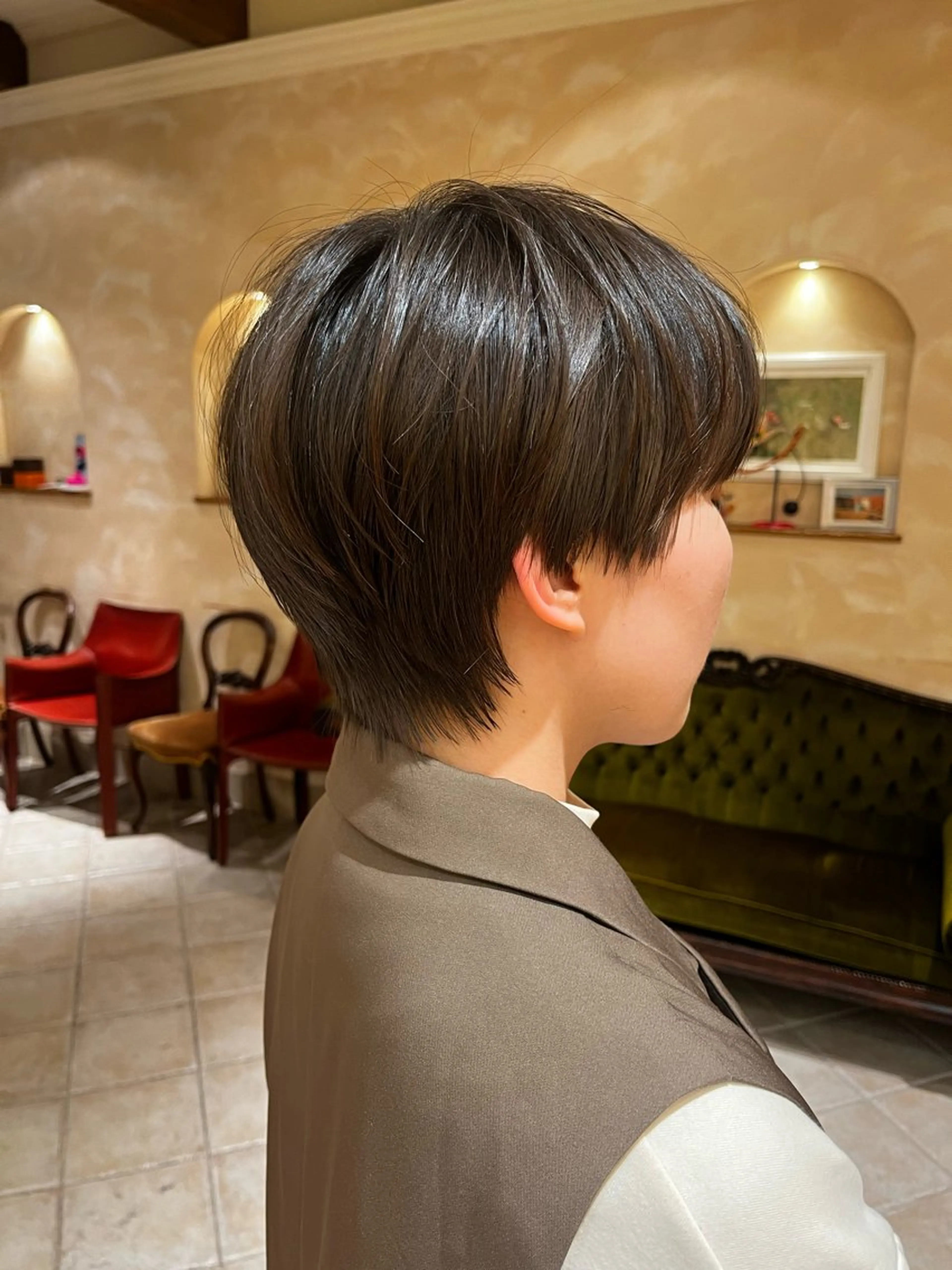 ショート ハンサムショート ショートヘア 田内満里奈 /ショートカットのヘアスタイル