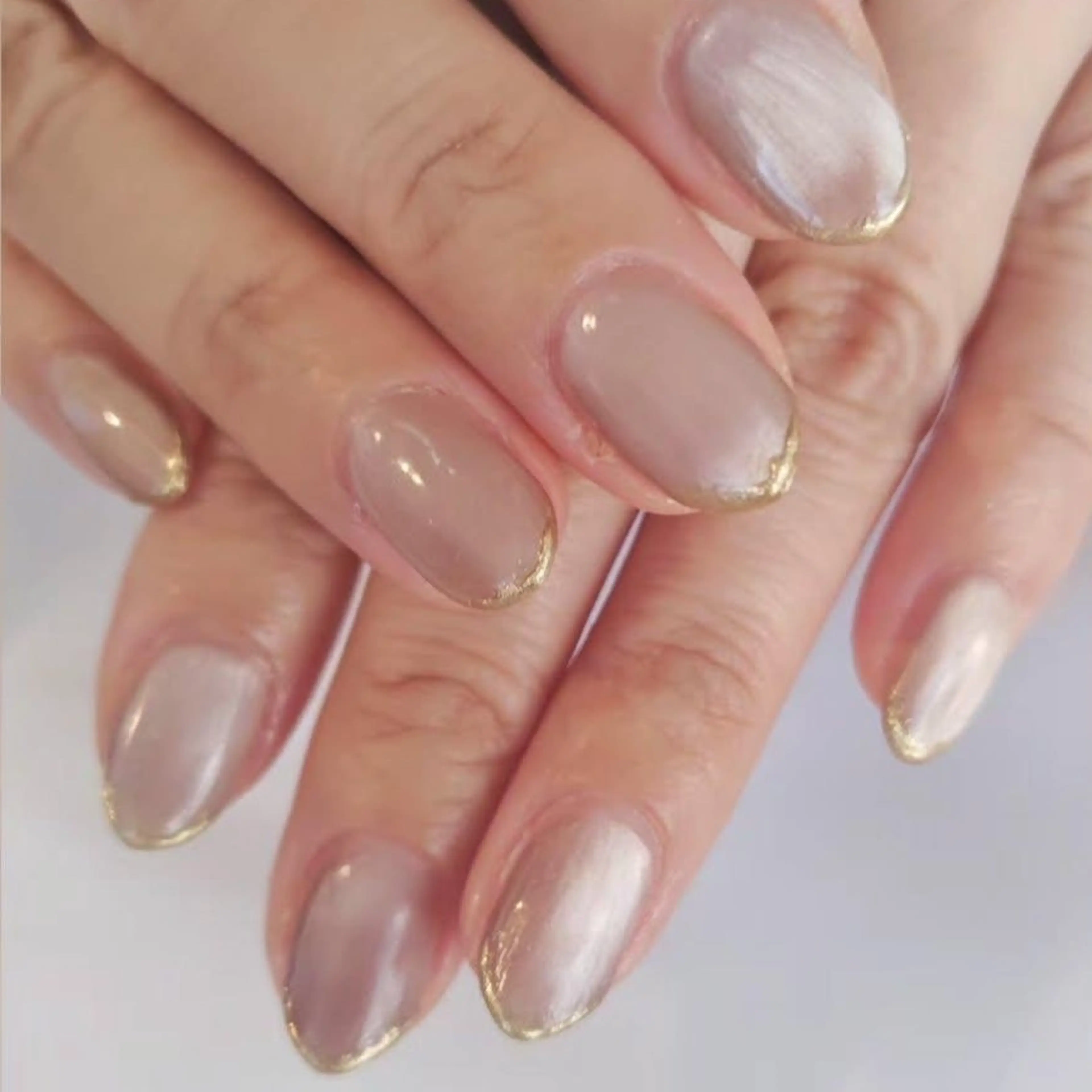 ネイル フレンチネイル マグネットネイル マットネイル ミラーネイル シンプルネイル ハンドネイル felicita服部店所属・felicita fumi♡のネイルデザイン