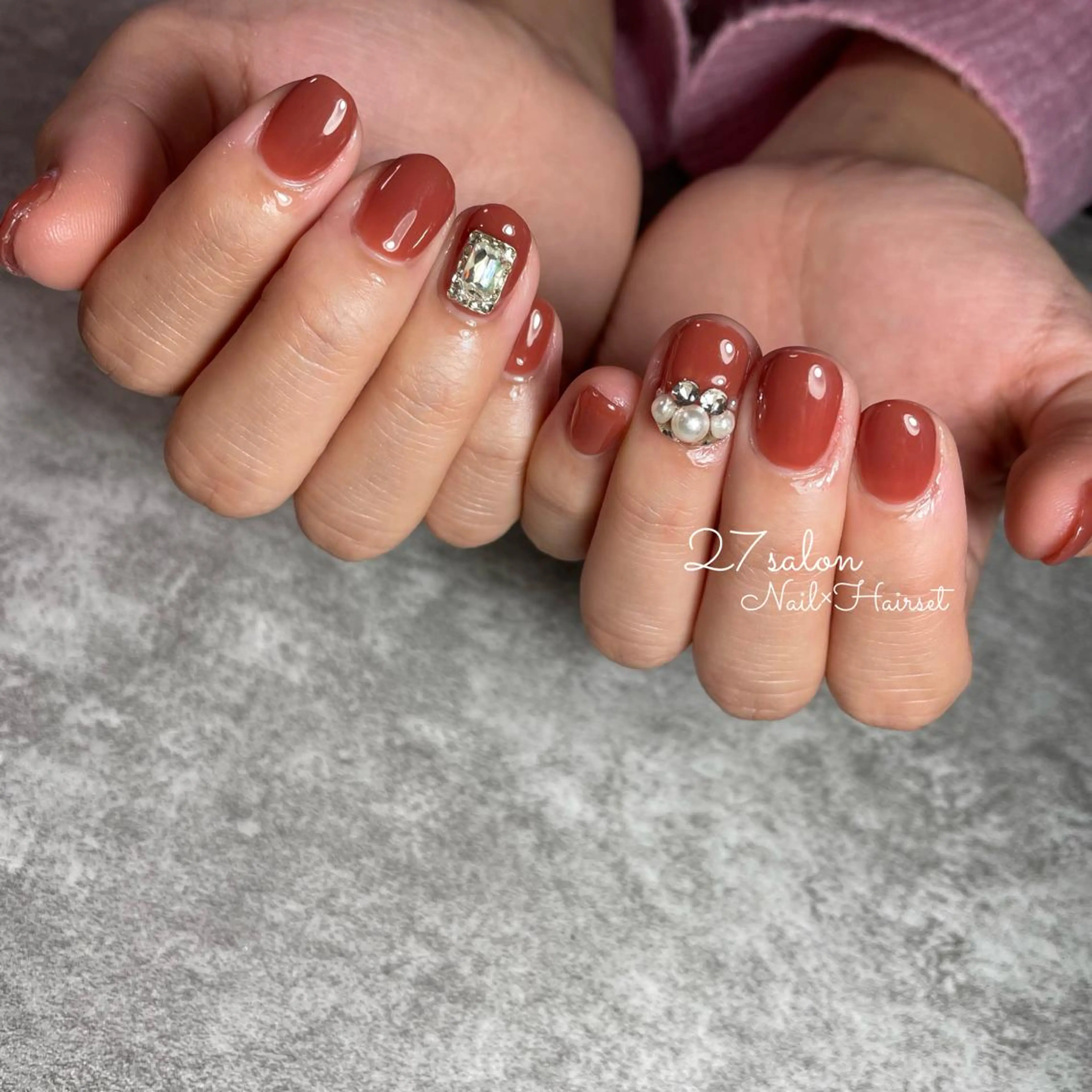 ネイル ショートネイル 27salon yuinaのネイルデザイン