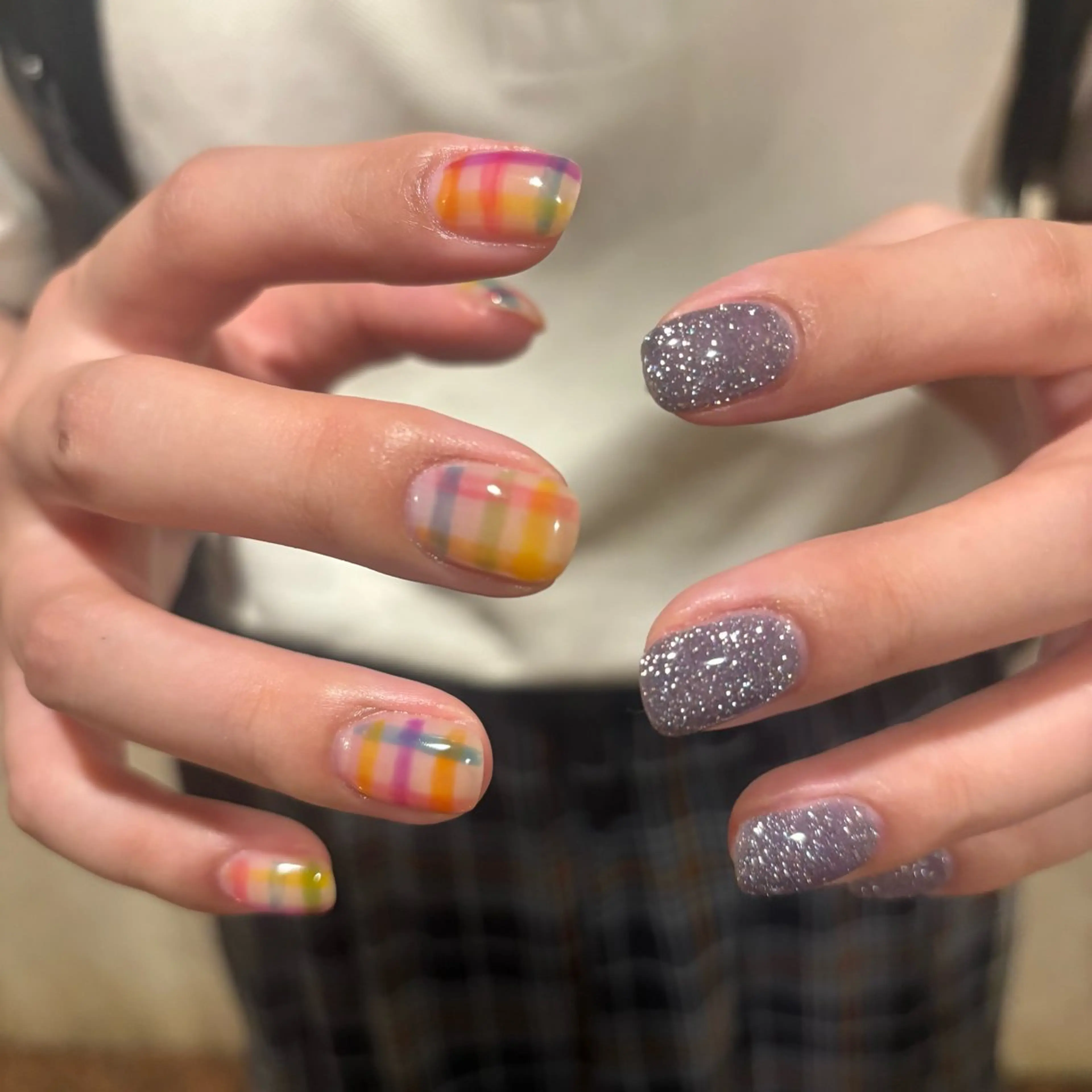 ネイル アートネイル ハンドネイル カメレオン京橋🌻 草葉由佳のネイルデザイン