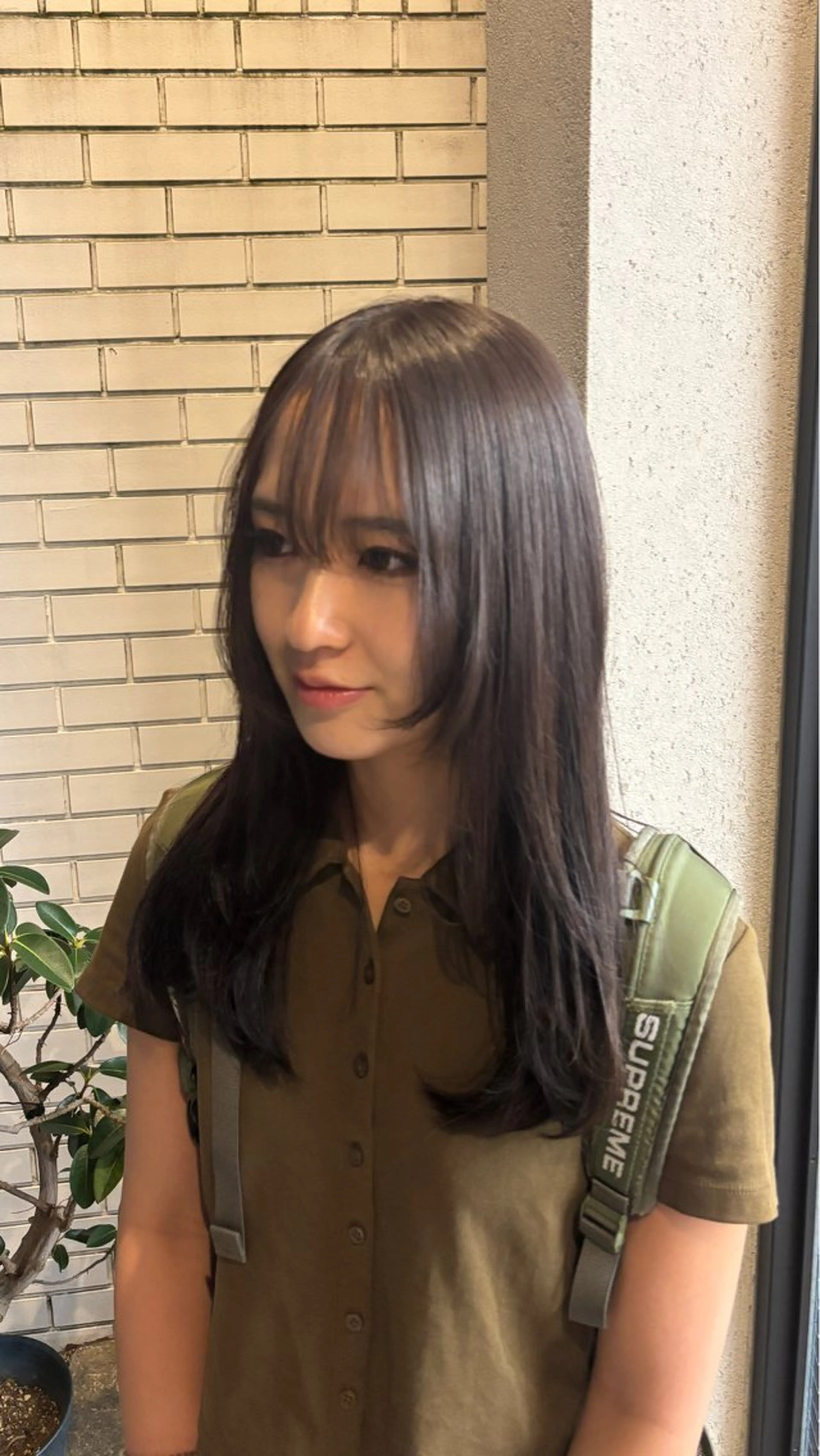 ロング カラー 縮毛矯正 HIBIKI / ブリーチモデルのヘアスタイル