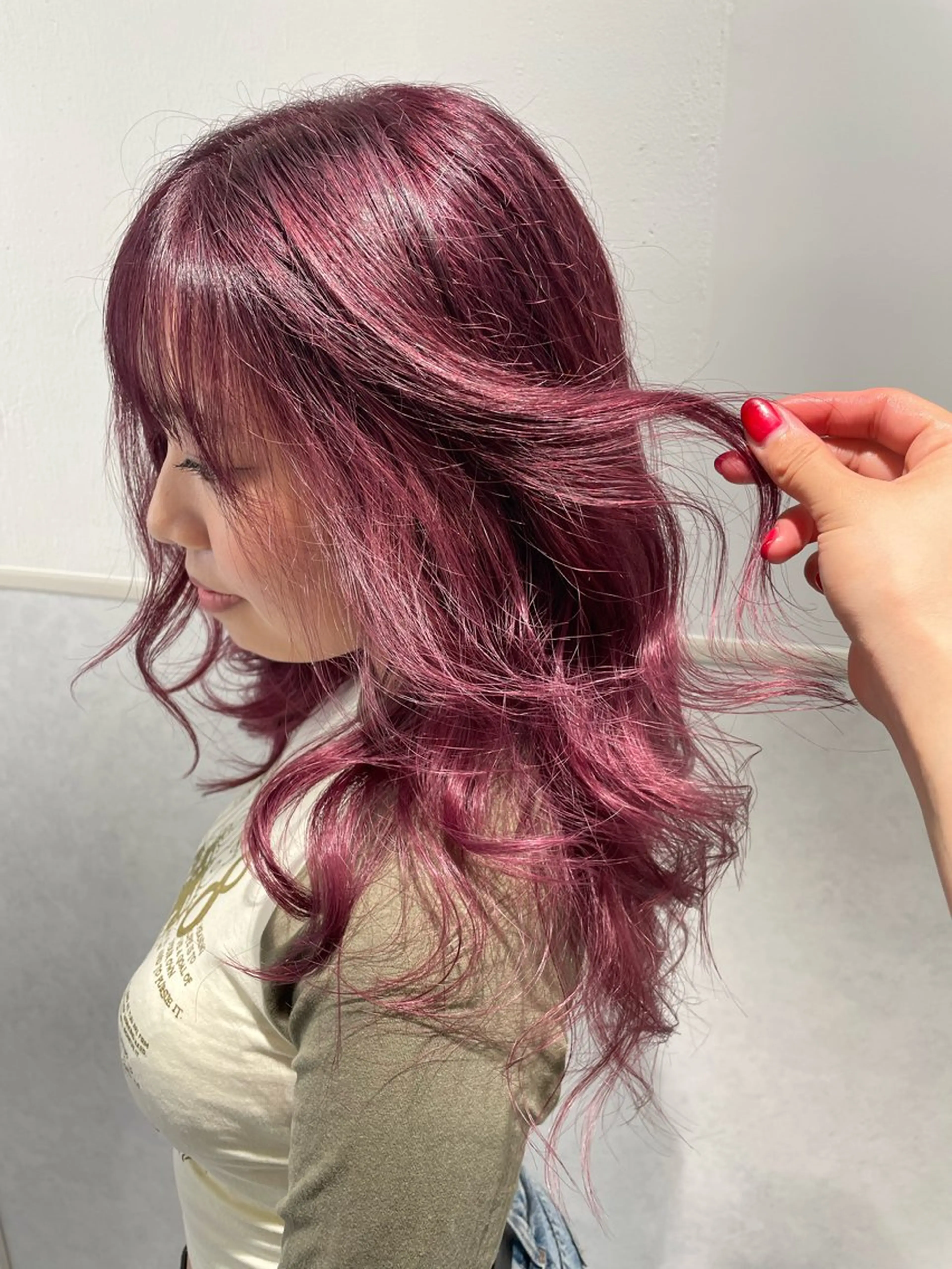 ロング カラー ヘアカラー ハイトーン/ボブ /HBL/AYUNAのヘアスタイル