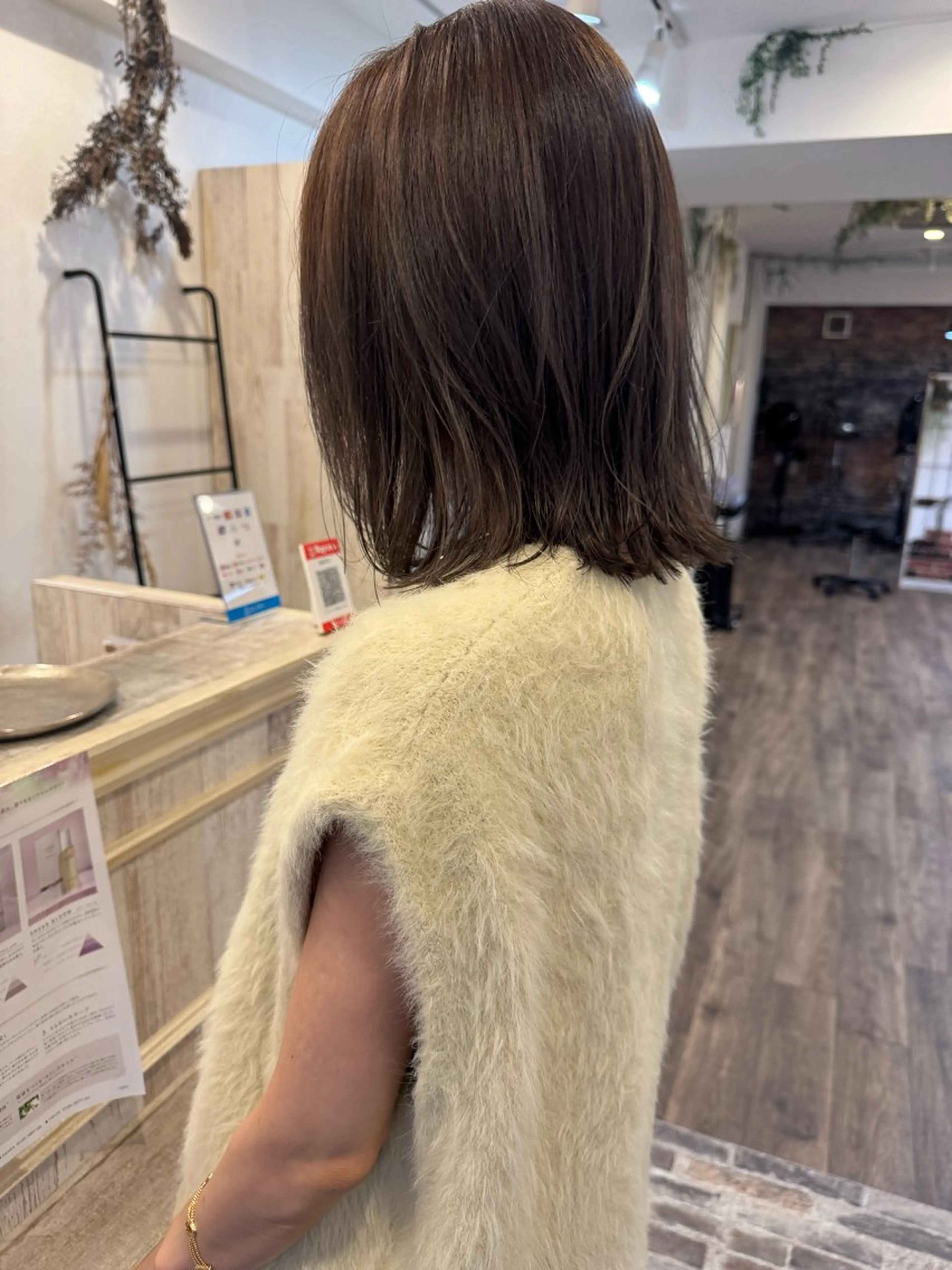 ミディアム カラー 透明感カラー グレージュ カット ヘアカラー トリートメント m ā l o.🌷 サカモトマイコのヘアスタイル