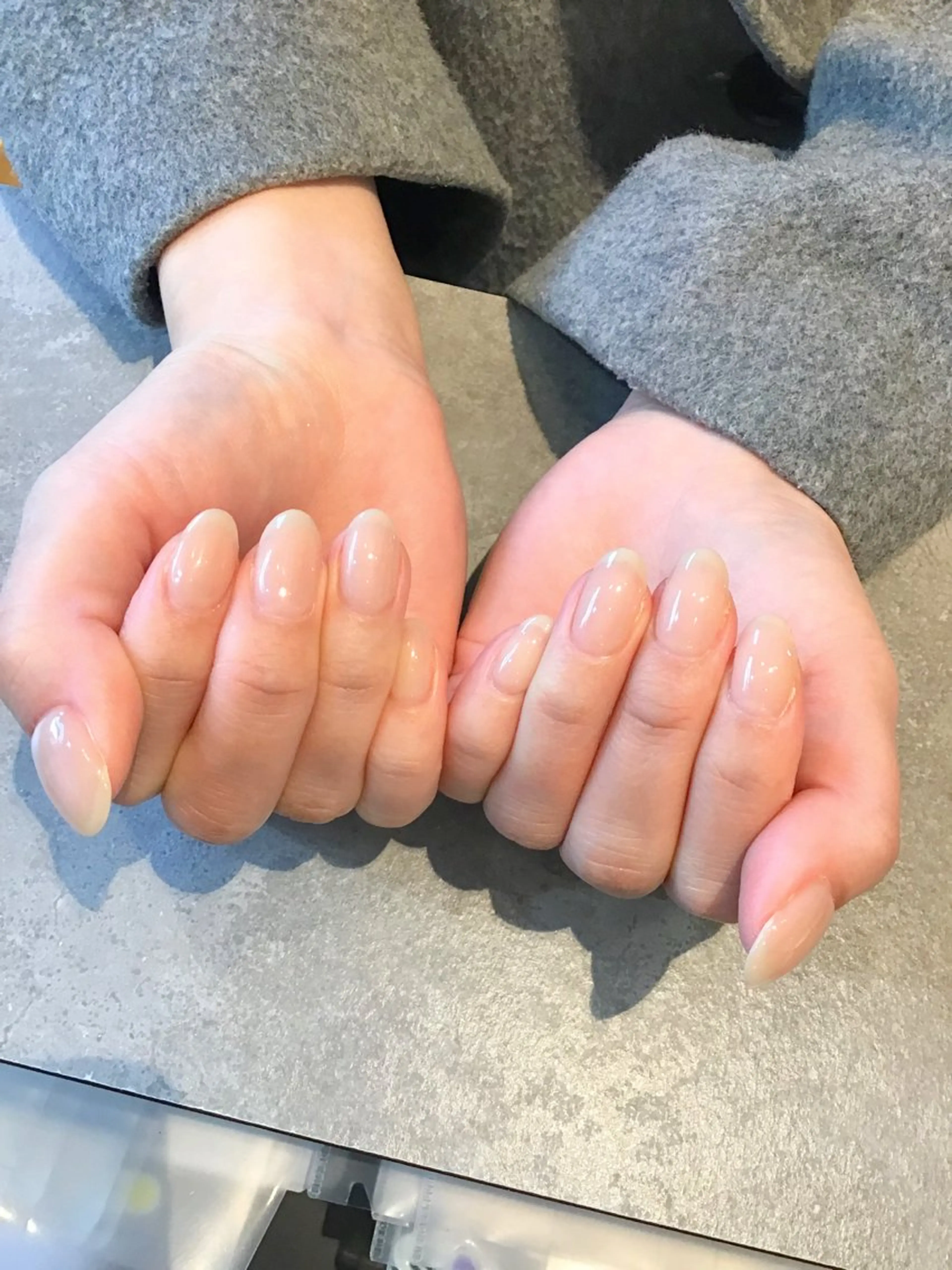 ネイル ジェルネイル ワンカラーネイル パラジェル Nest 岩崎のネイルデザイン