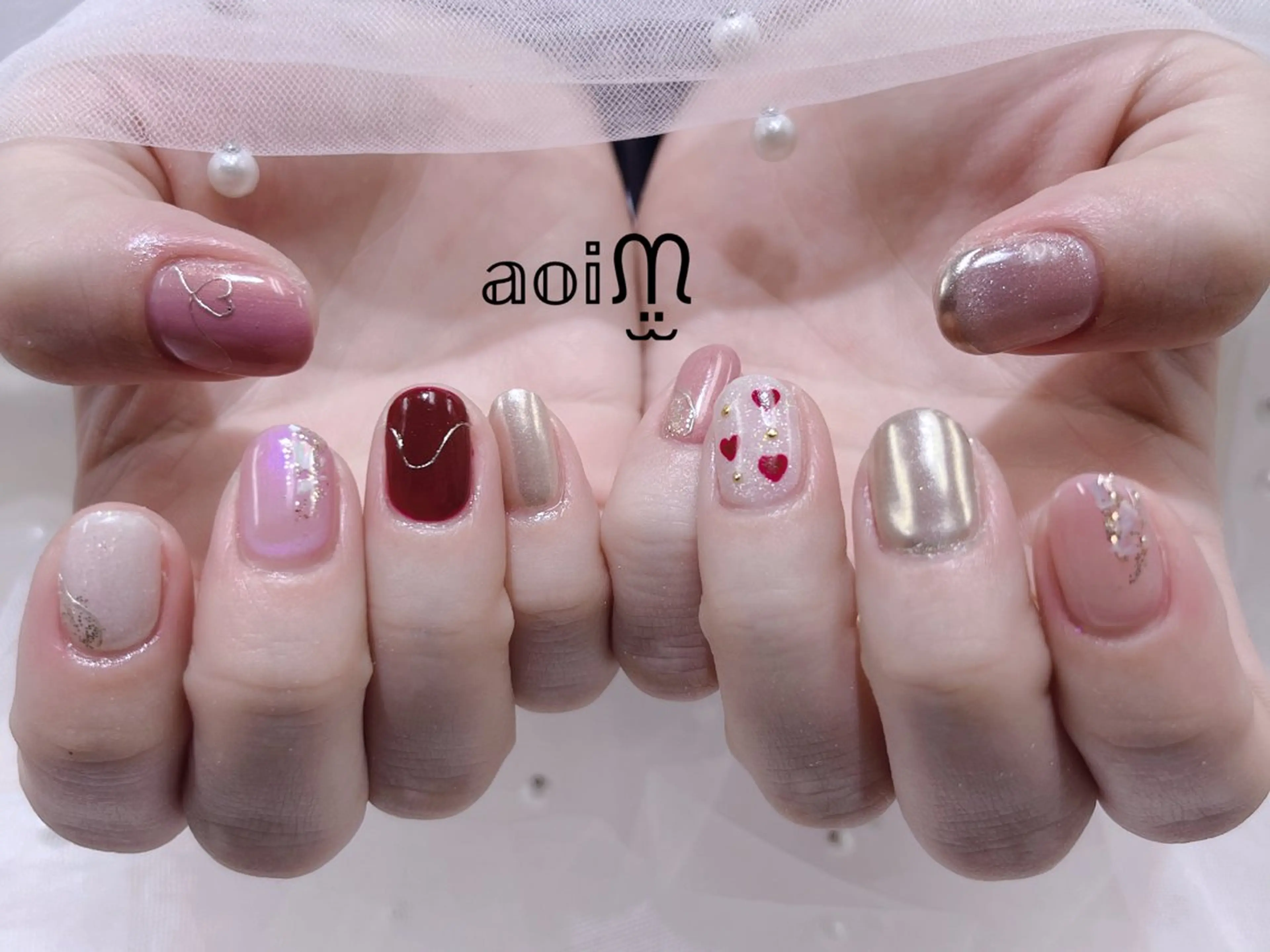 ネイル 葵うさぎ所属・葵うさぎ AIのネイルデザイン