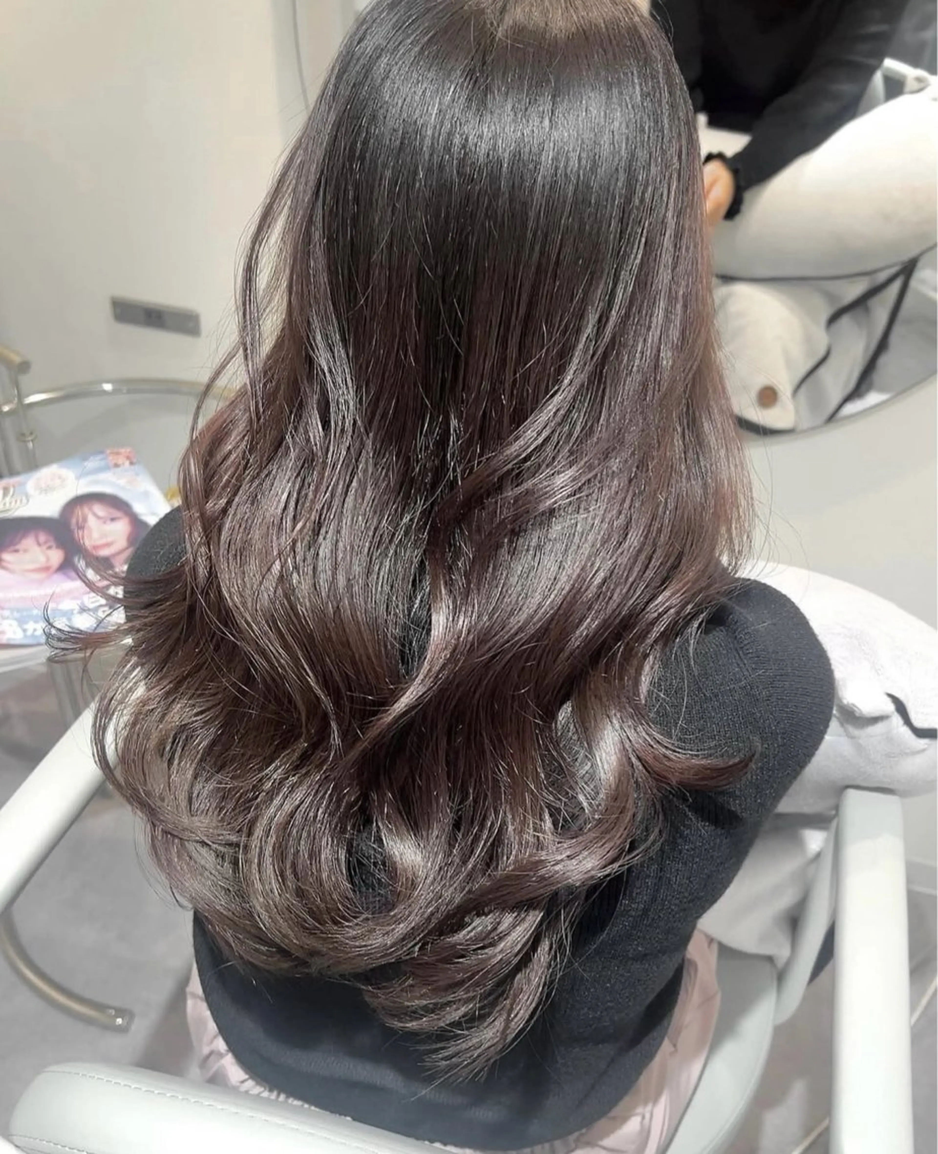 《平日限定クーポン韓国艶髪》カット+髪質改善カラー+トリートメント🍒の写真