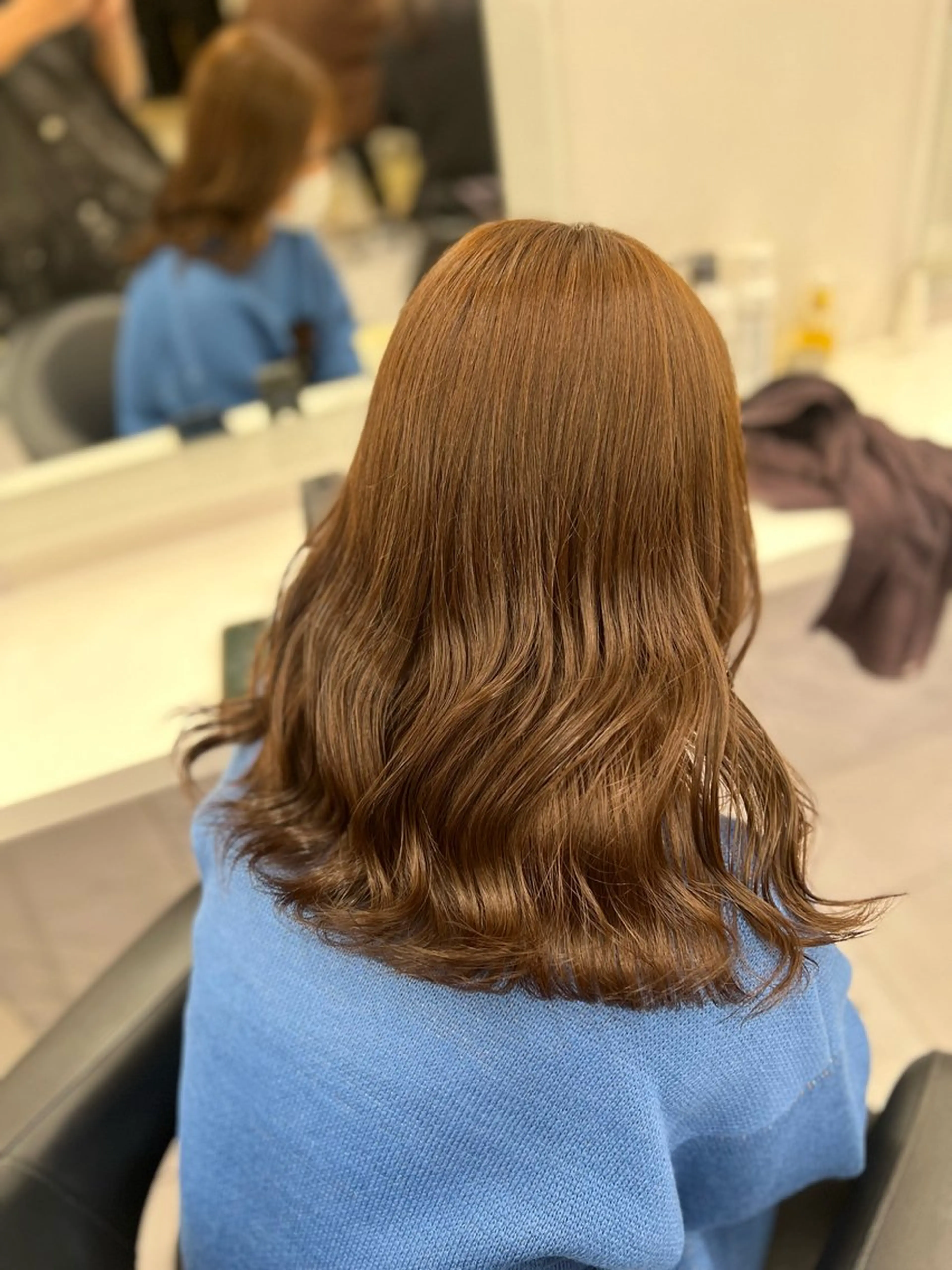 ロング カラー カット ヘアカラー 韓国レイヤーカット /REIのヘアスタイル