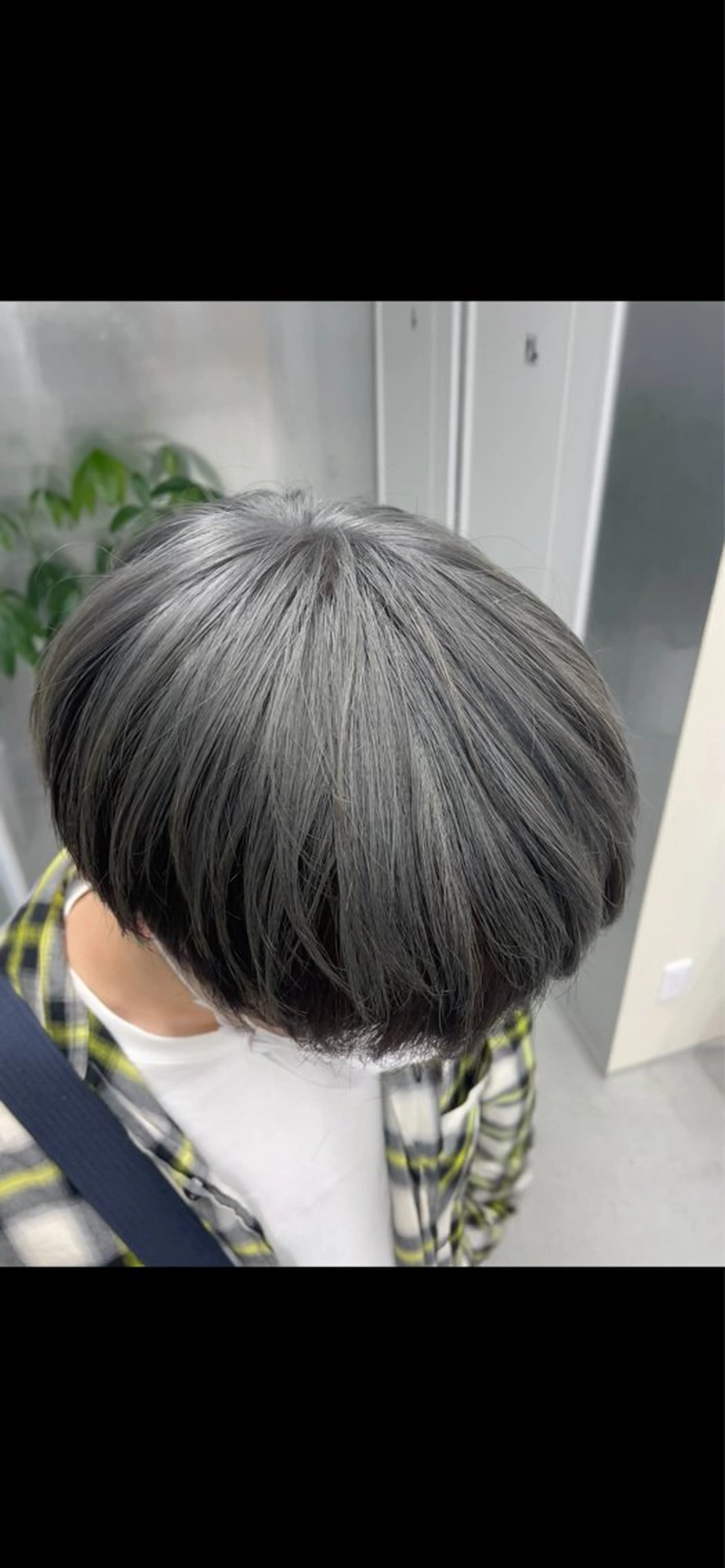 ショート カラー メンズ 錦 茉李 @lm.mari03のヘアスタイル